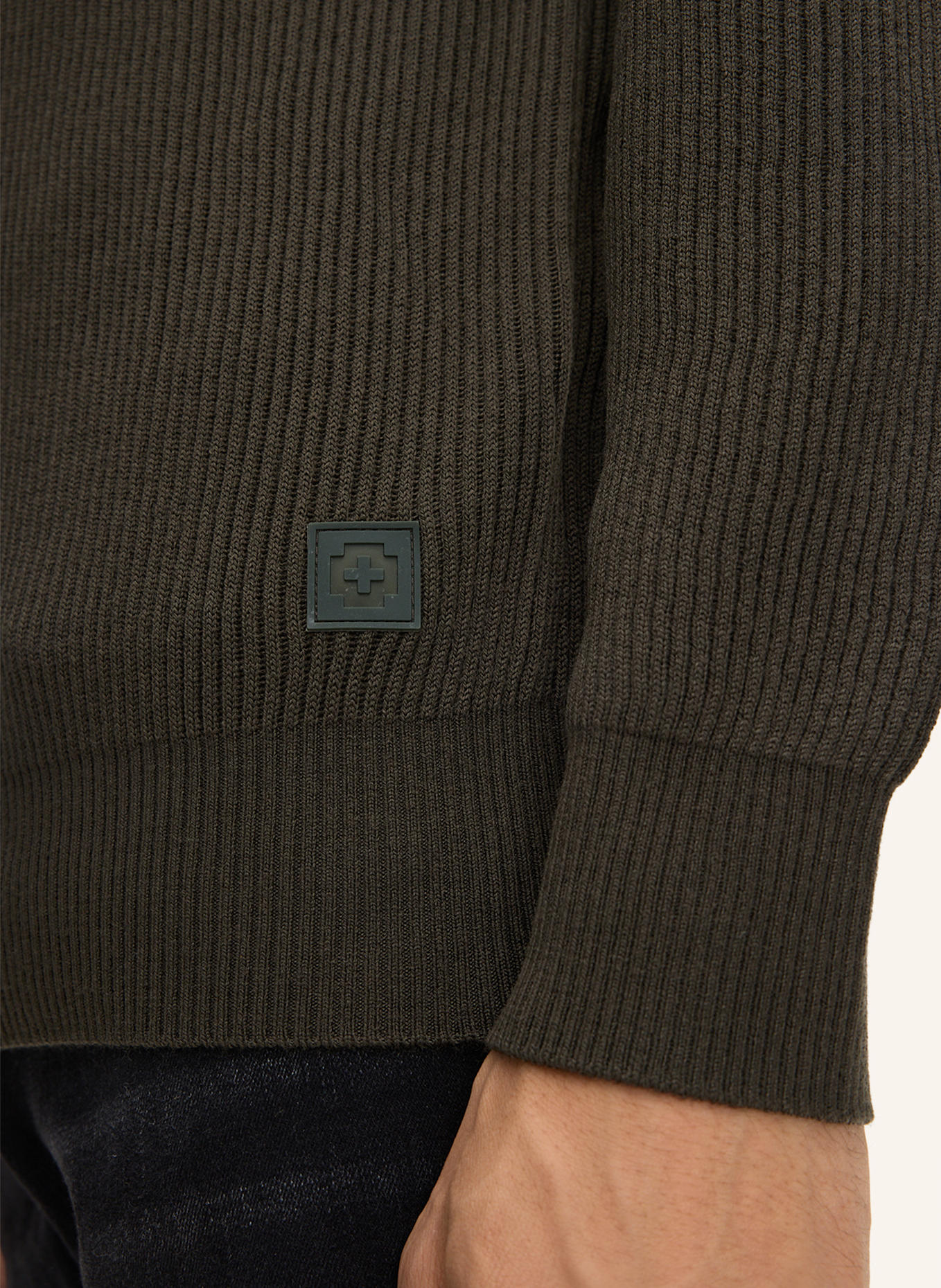 STRELLSON Rollkragenpullover HAMILTON: DUNKELGRÜN