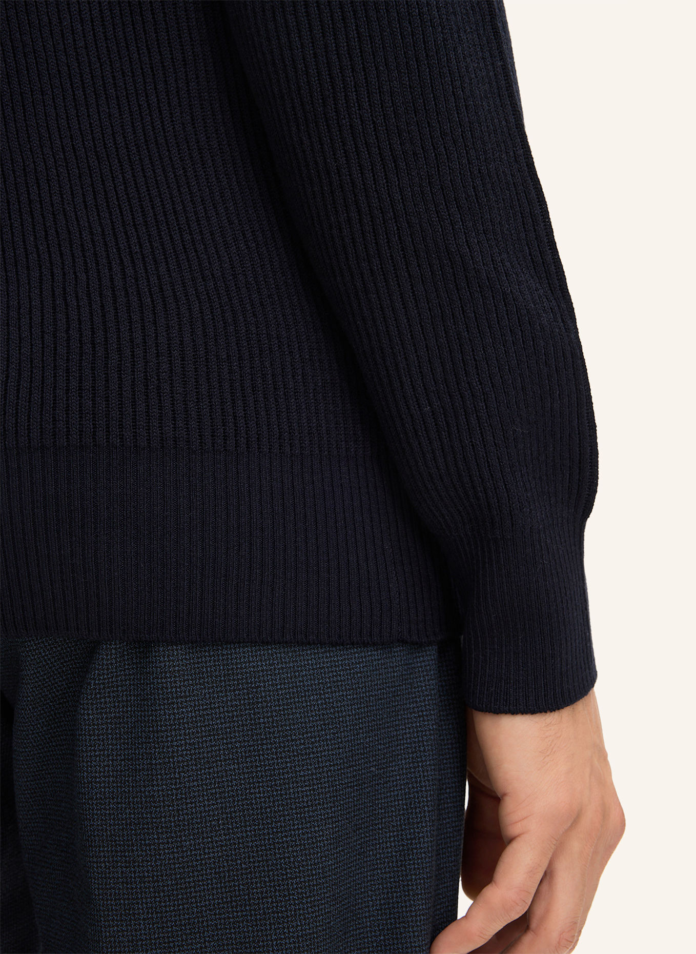 STRELLSON Rollkragenpullover HAMILTON: DUNKELBLAU