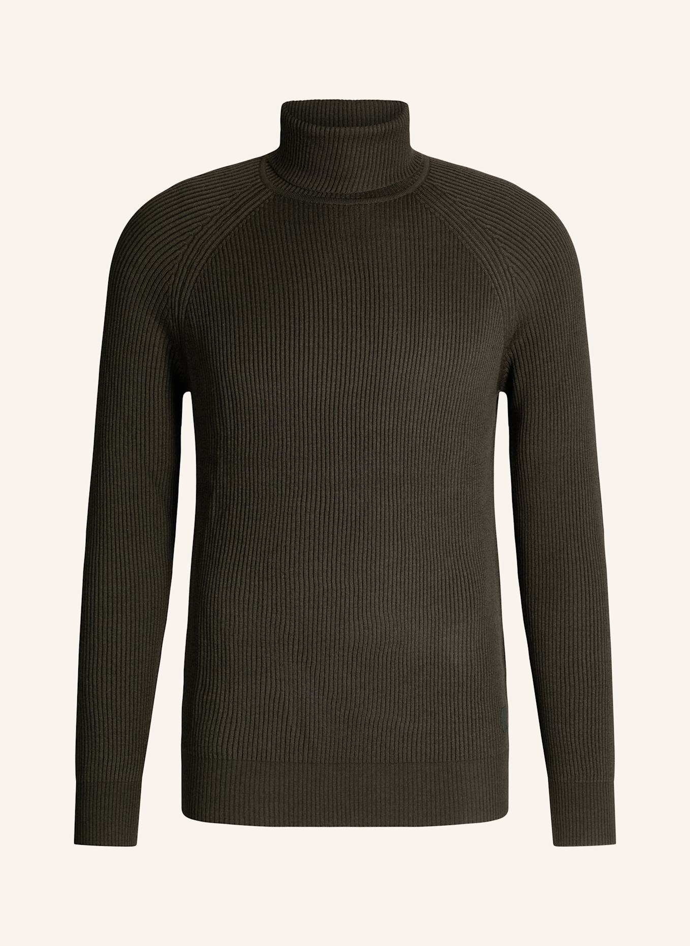 STRELLSON Rollkragenpullover HAMILTON: DUNKELGRÜN