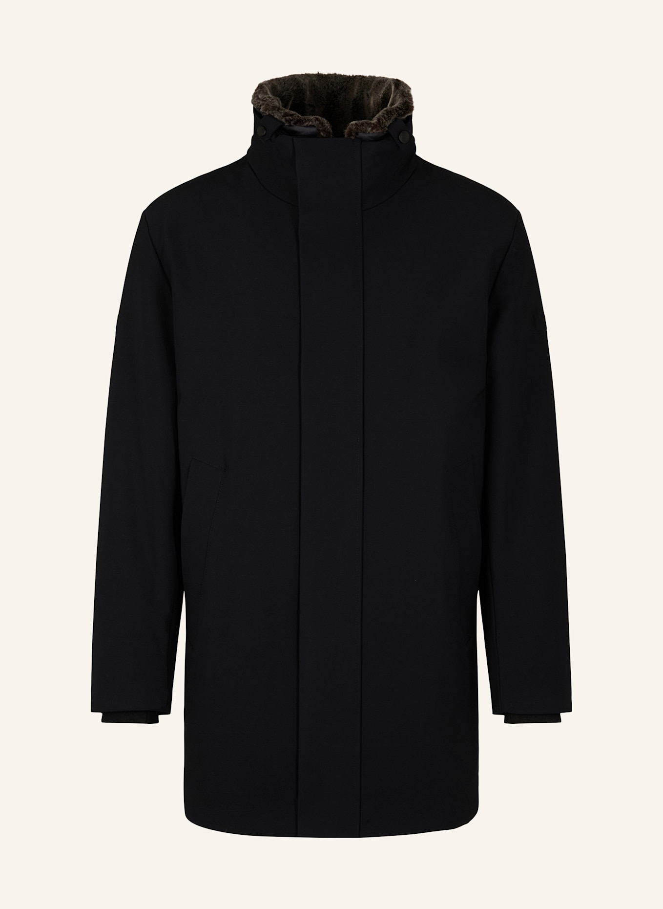 STRELLSON Parka FLEX: SCHWARZ