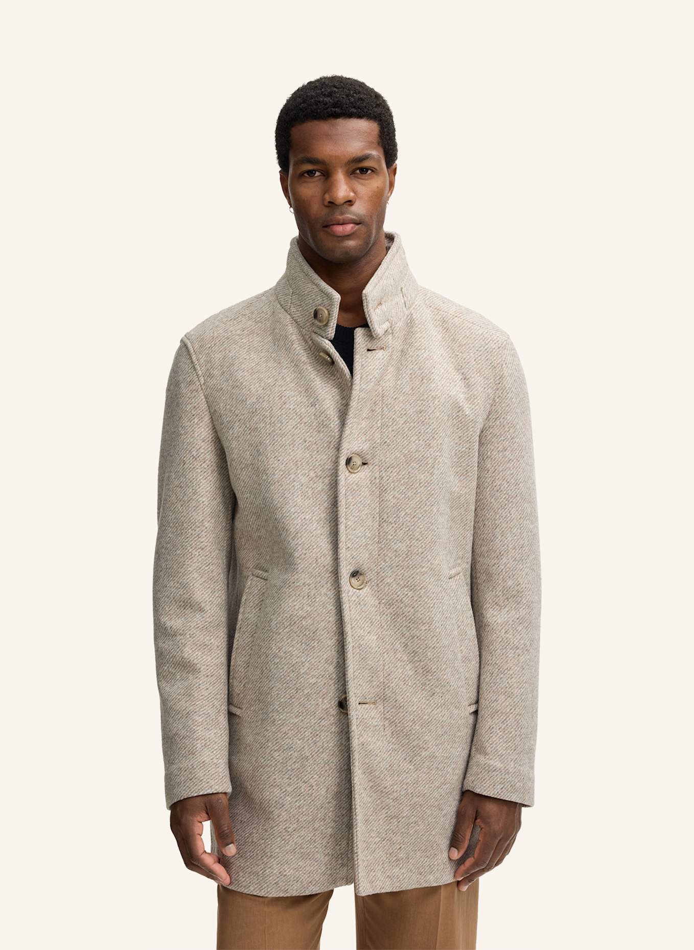 STRELLSON Mantel FYNN: BEIGE