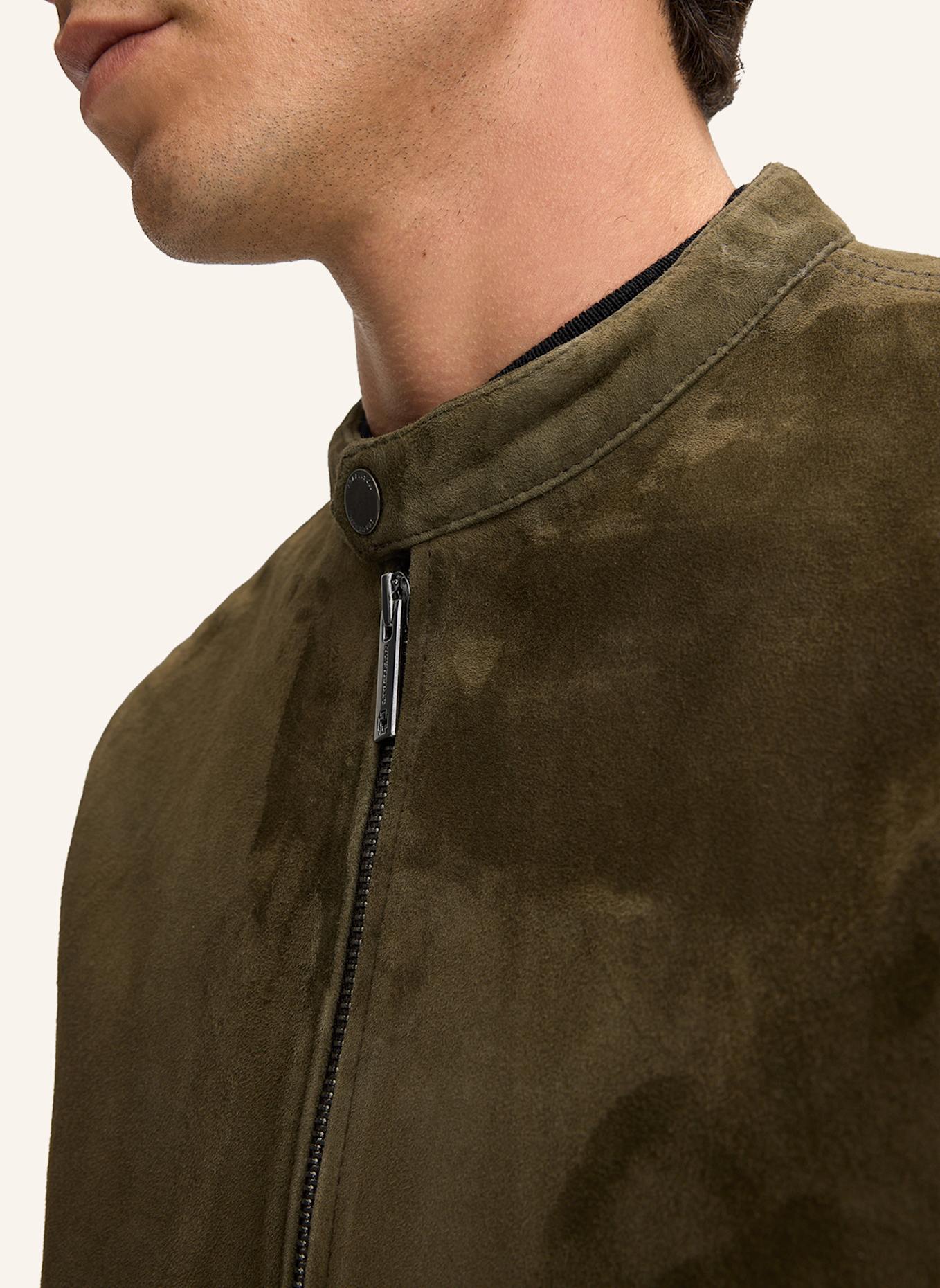 STRELLSON Lederjacke JACE-SLIM: OLIV