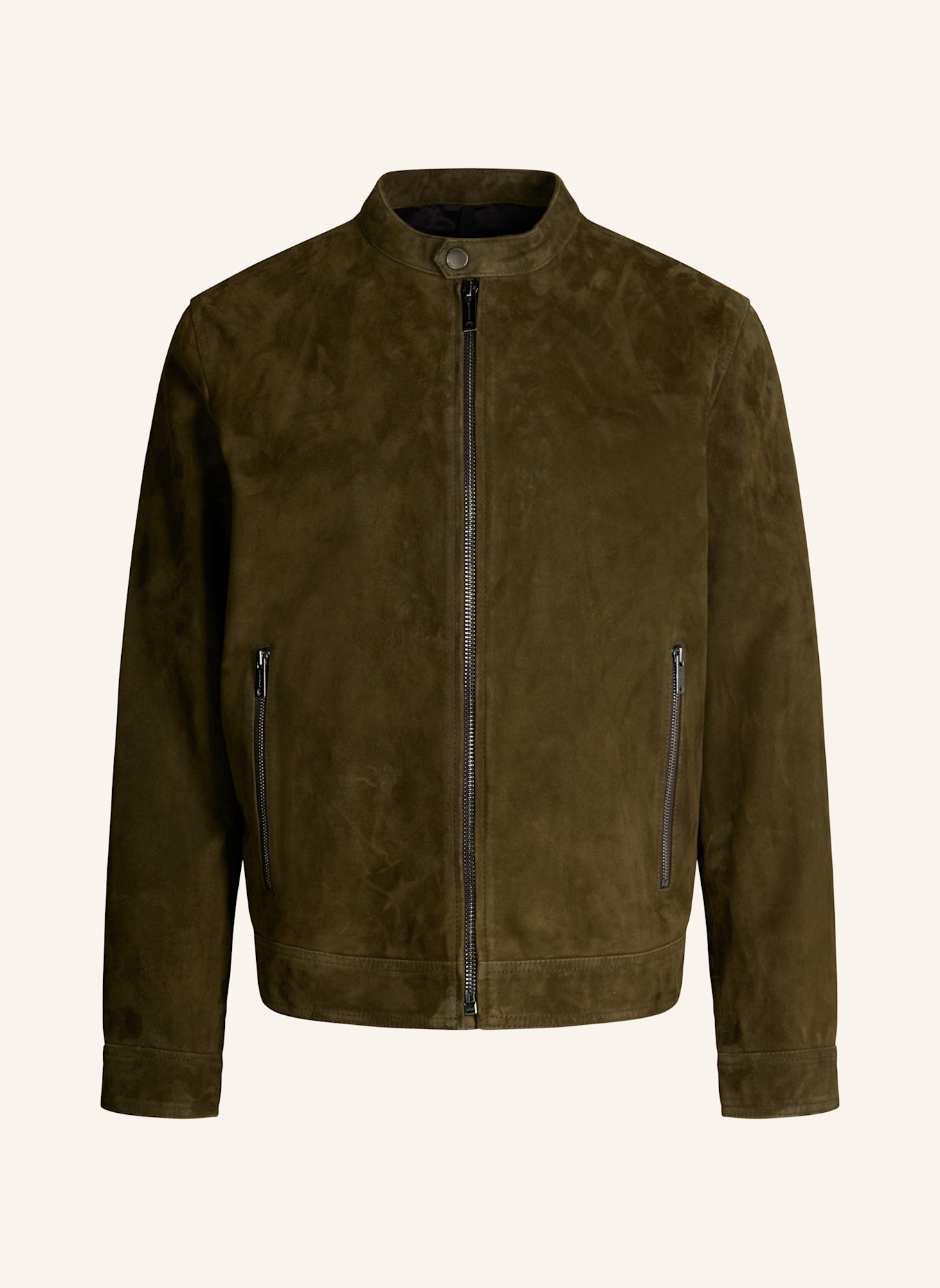 STRELLSON Lederjacke JACE-SLIM: OLIV