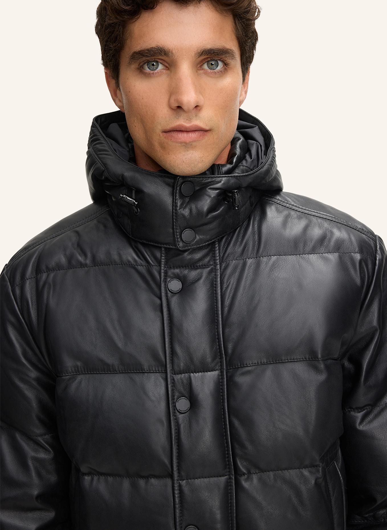 STRELLSON Lederjacke BODIO: SCHWARZ