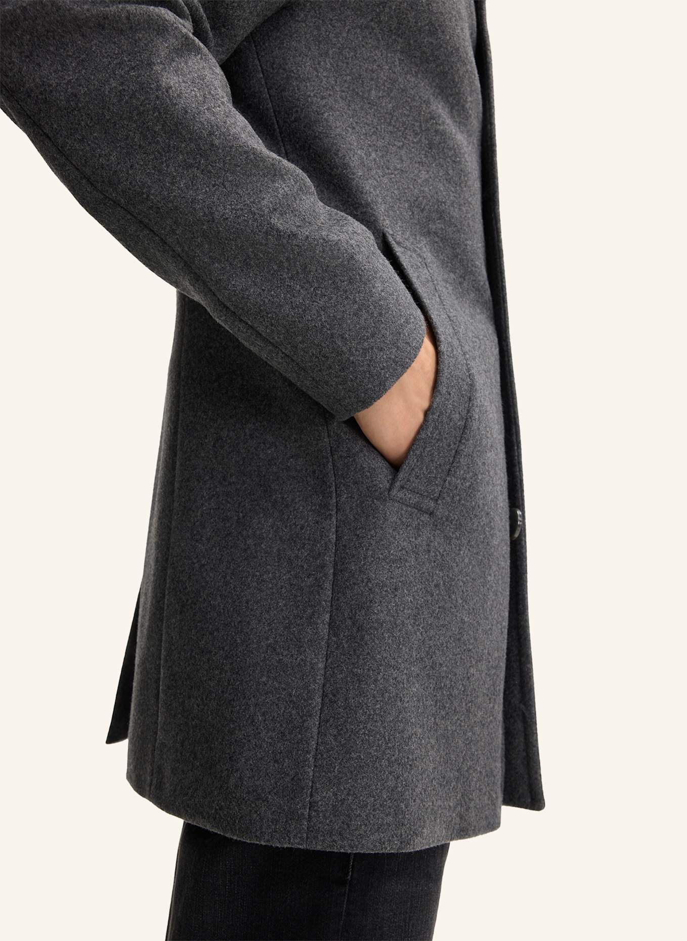 STRELLSON Wollmantel FINCHLEY 2.0: GRAU