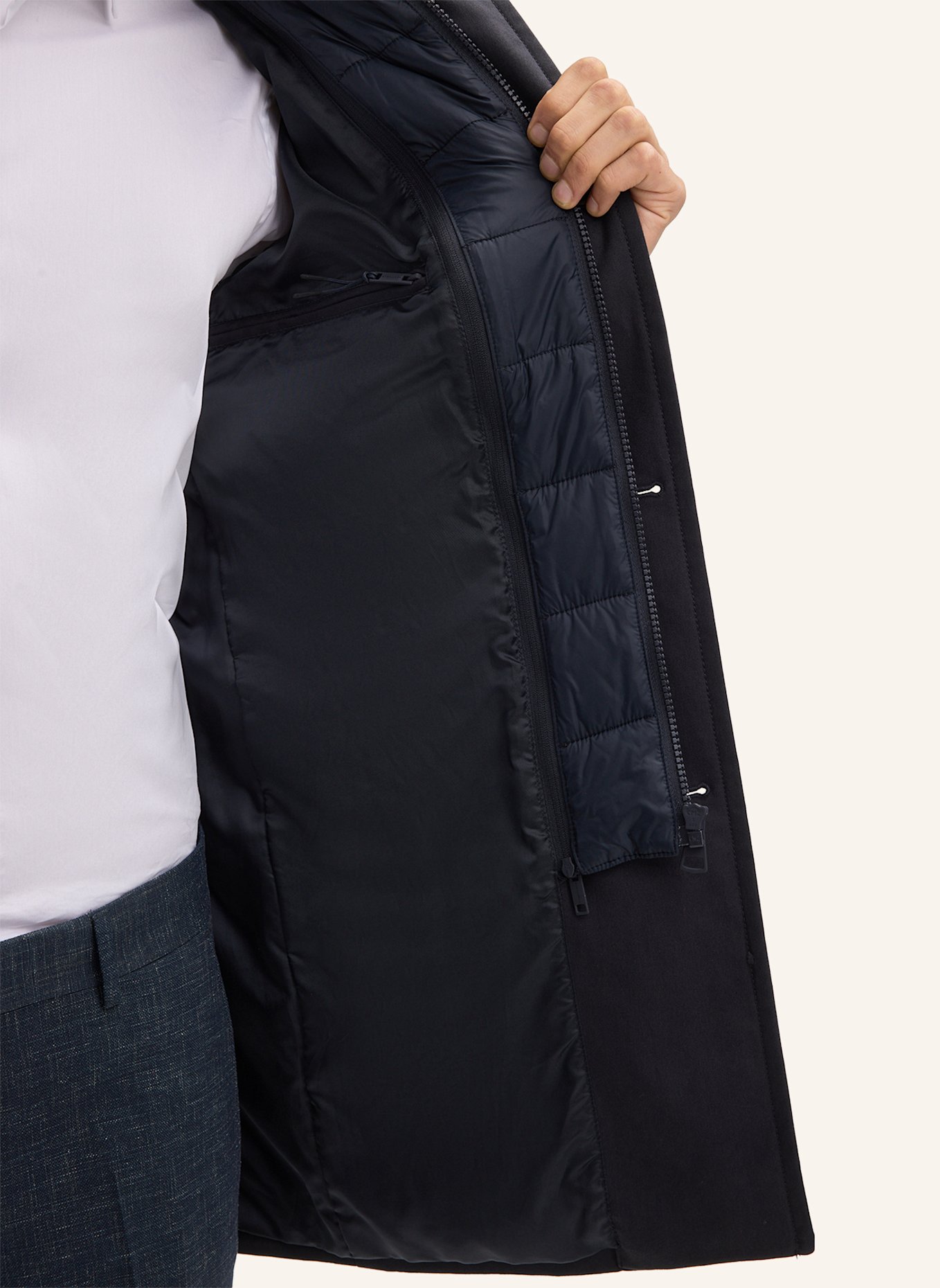 STRELLSON Mantel FINLAY: DUNKELBLAU