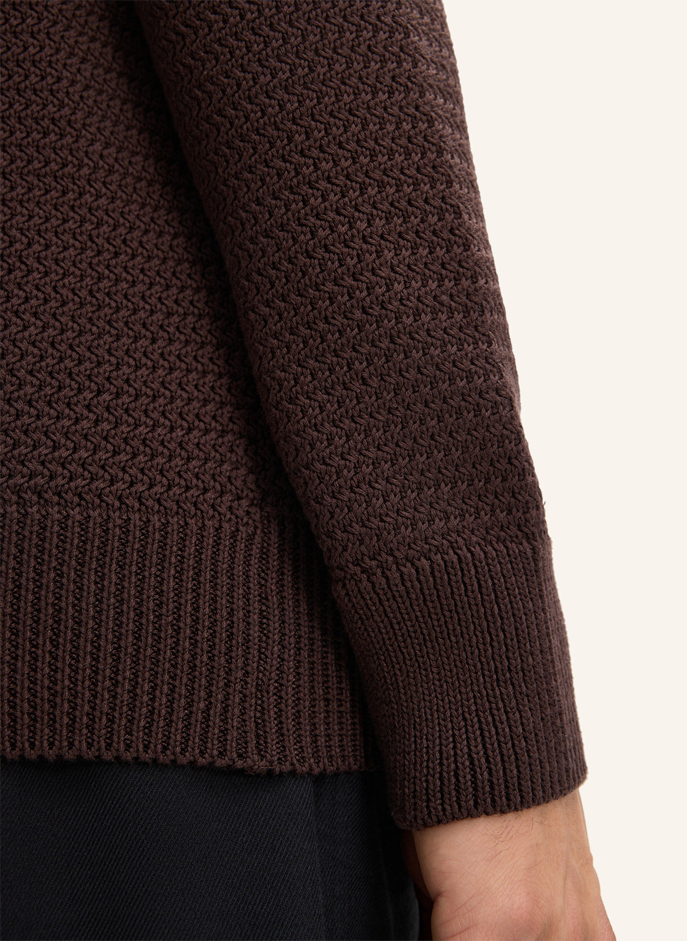 STRELLSON Pullover ADRIAN: BRAUN