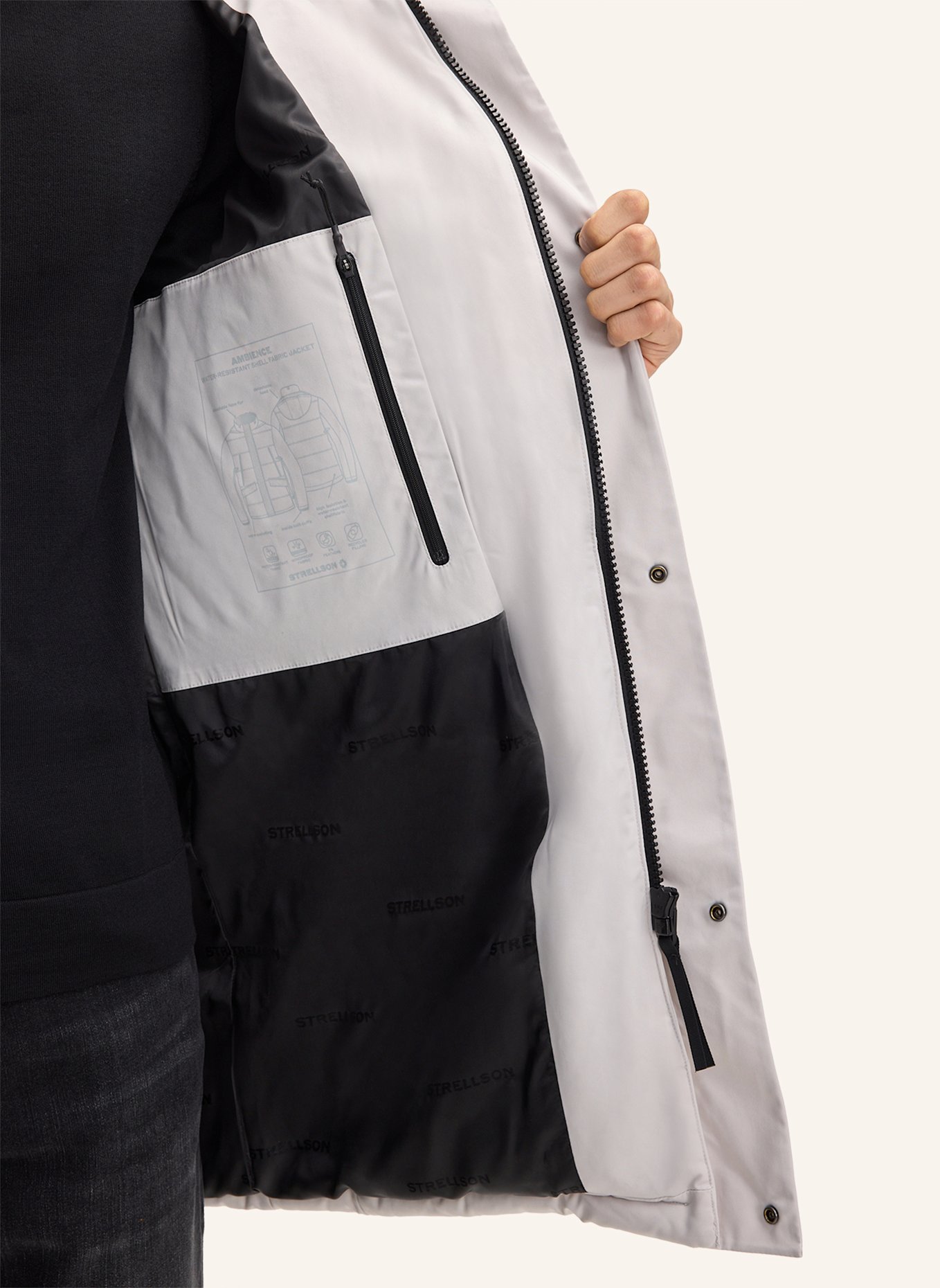 STRELLSON Parka AMBIENCE: WEISS