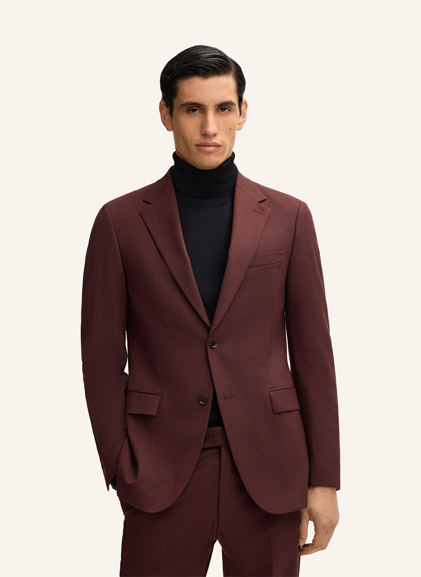 STRELLSON Anzugsakko ALZER Slim Fit: DUNKELROT