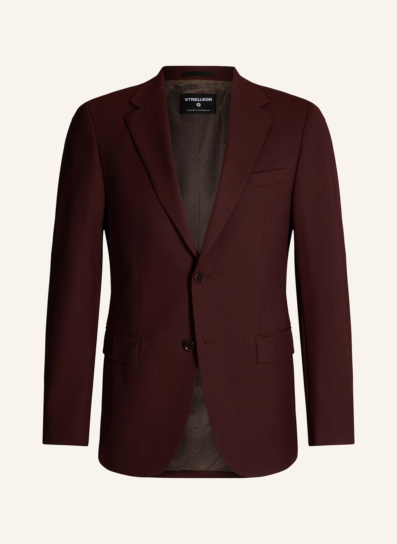 STRELLSON Anzugsakko ALZER Slim Fit: DUNKELROT