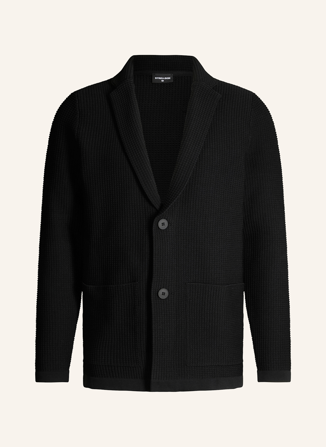 STRELLSON Strickjacke VICTOR: SCHWARZ