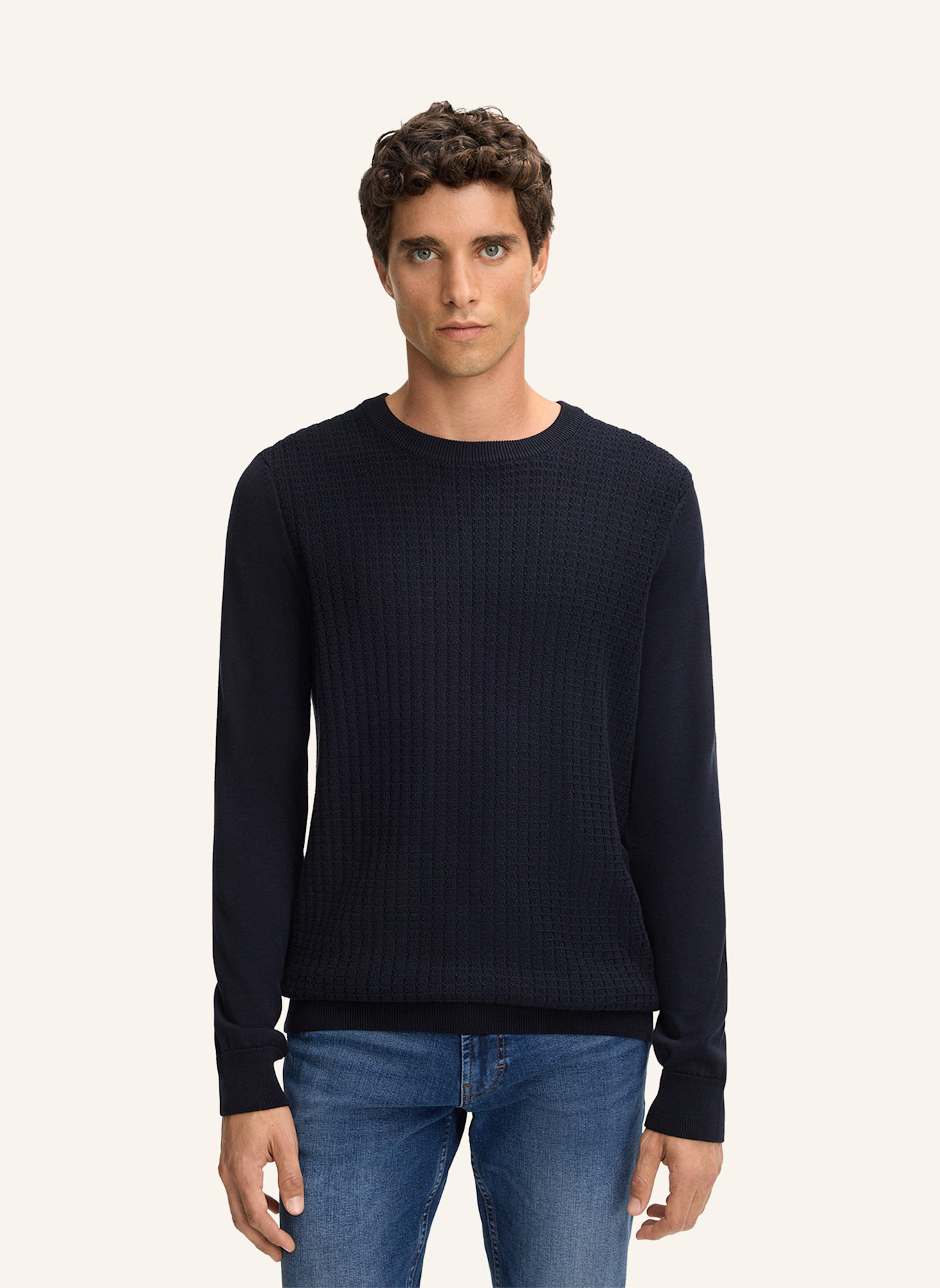 STRELLSON Pullover ADRIAN: DUNKELBLAU