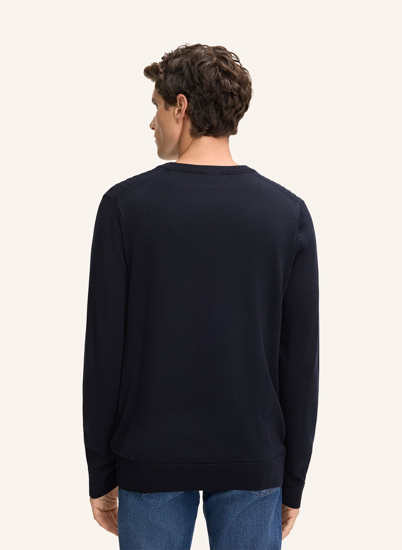STRELLSON Pullover ADRIAN: DUNKELBLAU