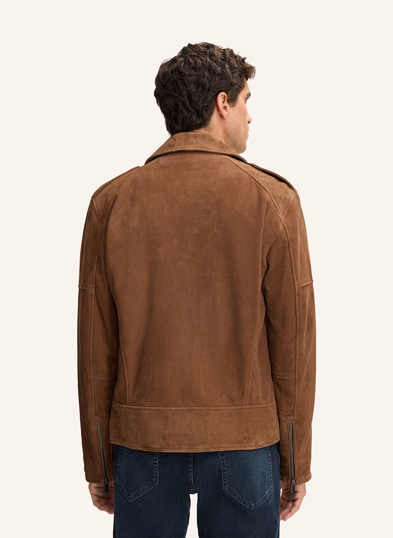 STRELLSON Lederjacke PARKSON: BRAUN