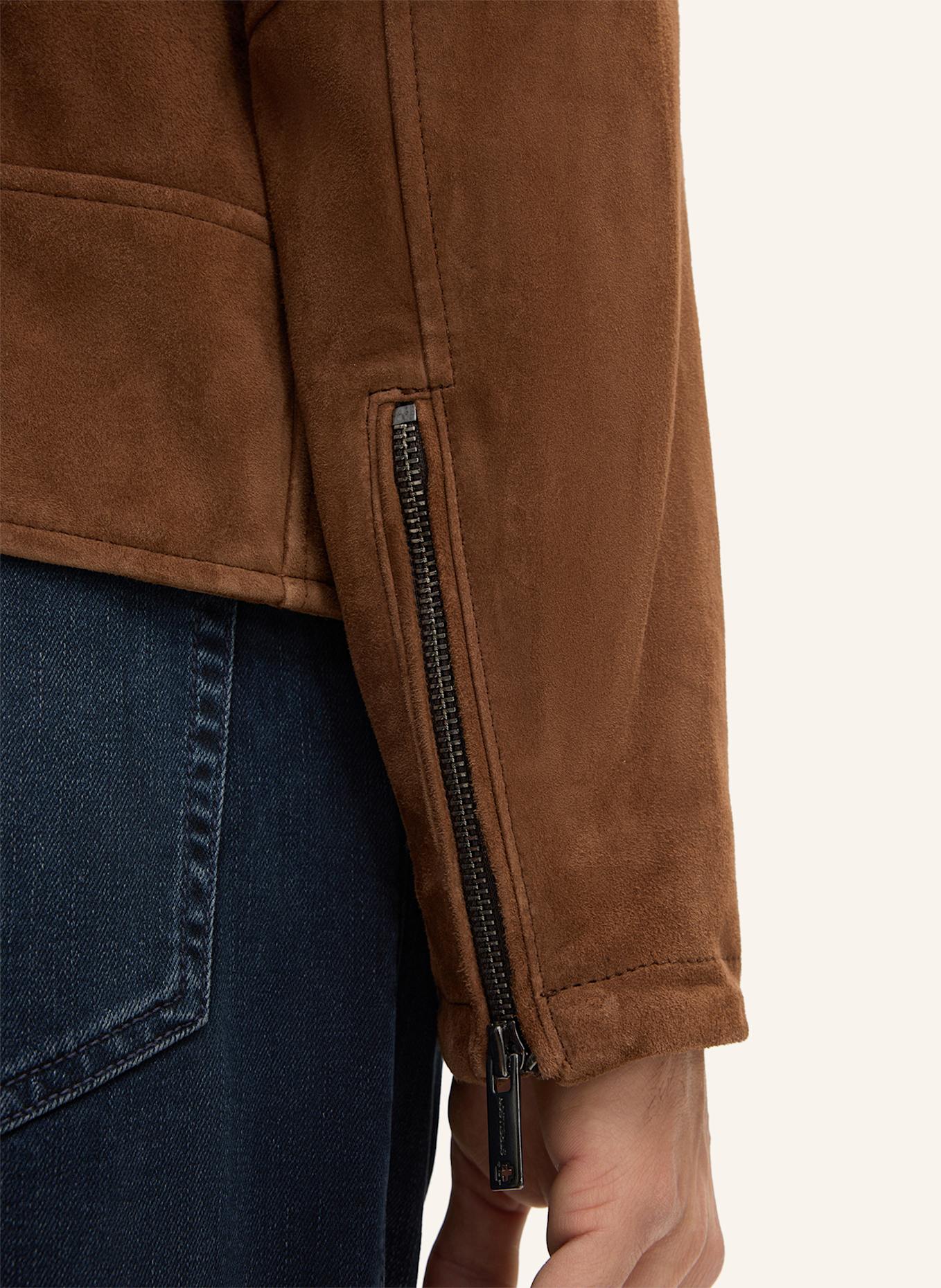 STRELLSON Lederjacke PARKSON: BRAUN