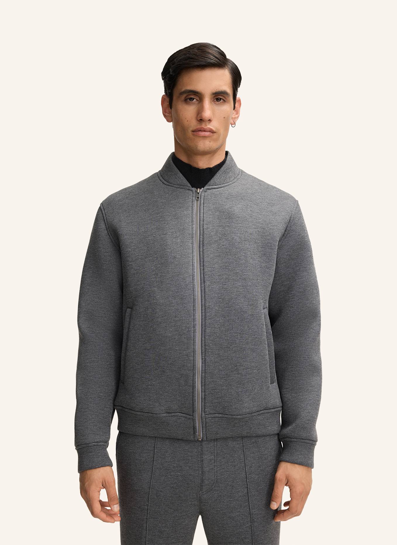 STRELLSON Sweatjacke JASON: DUNKELGRAU