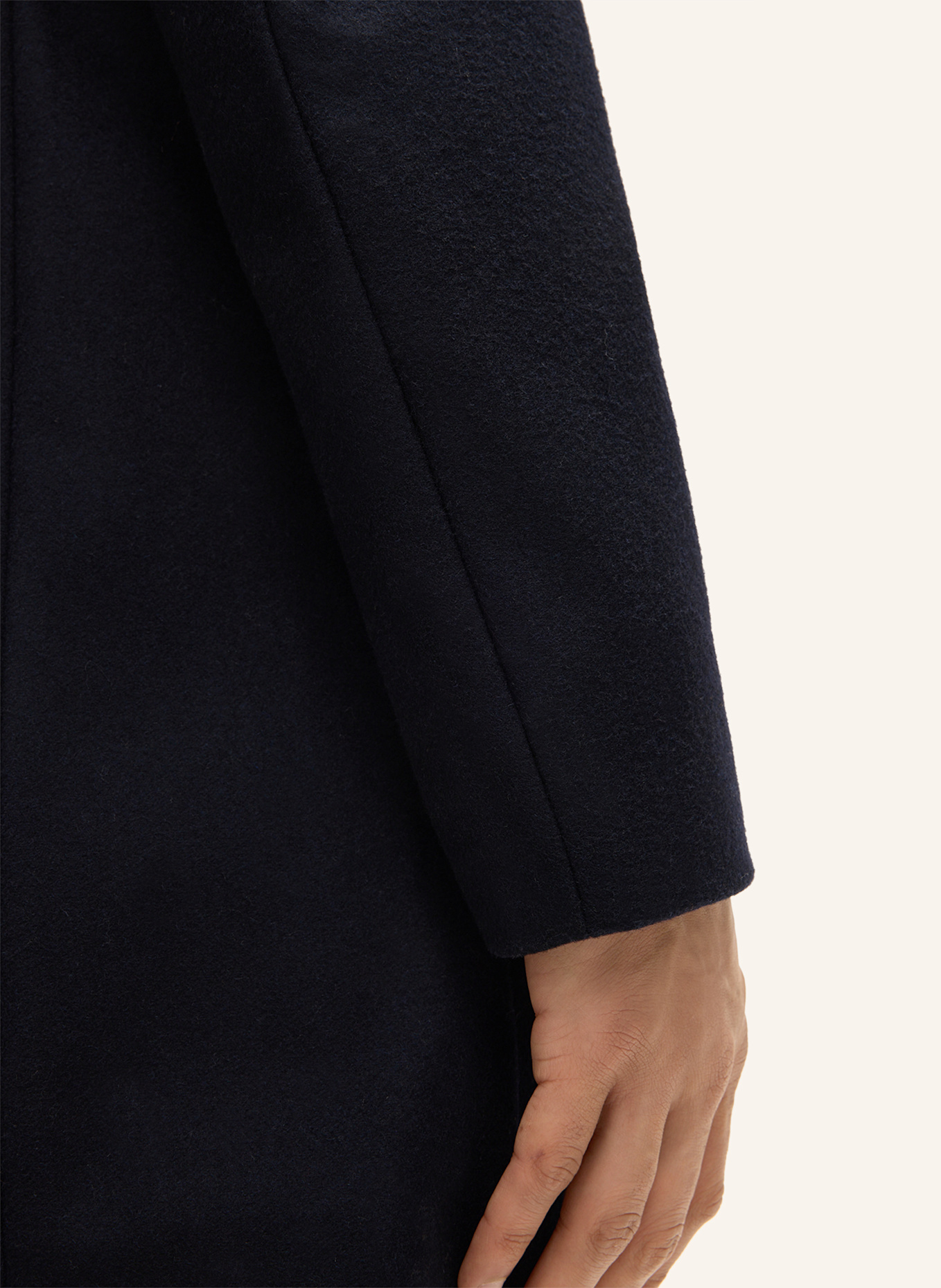 STRELLSON Wollmantel FINCHLEY 2.0: DUNKELBLAU