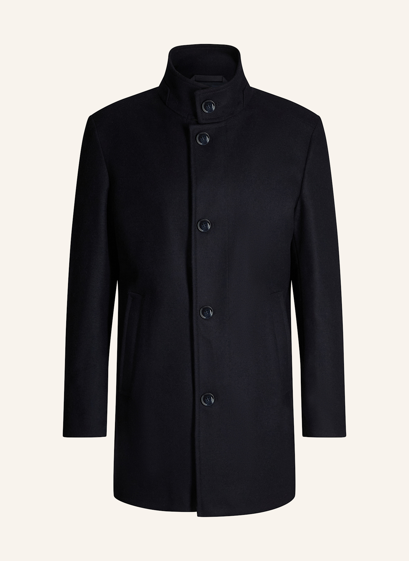 STRELLSON Wollmantel FINCHLEY 2.0: DUNKELBLAU