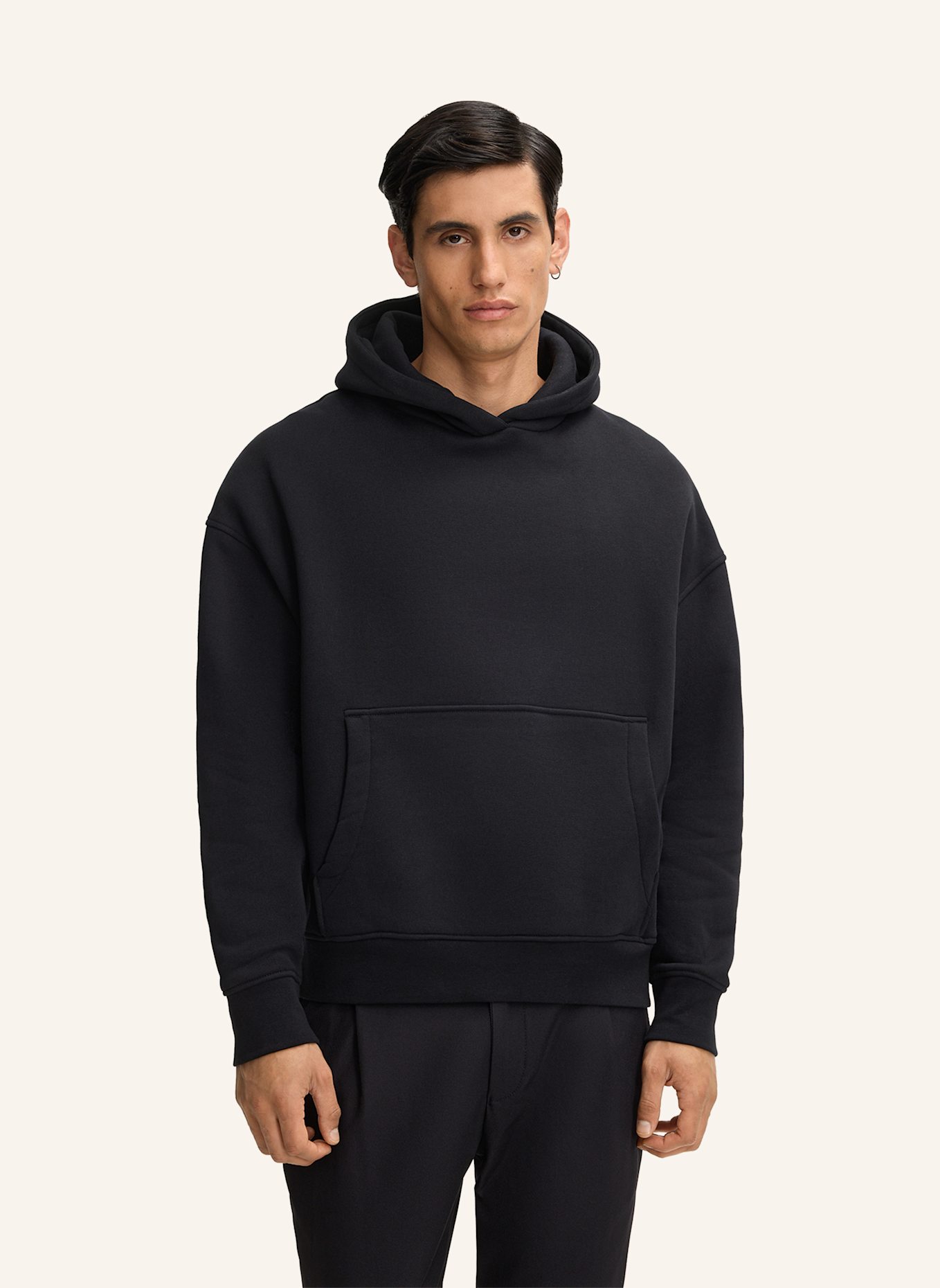 STRELLSON Hoodie HECTOR: SCHWARZ