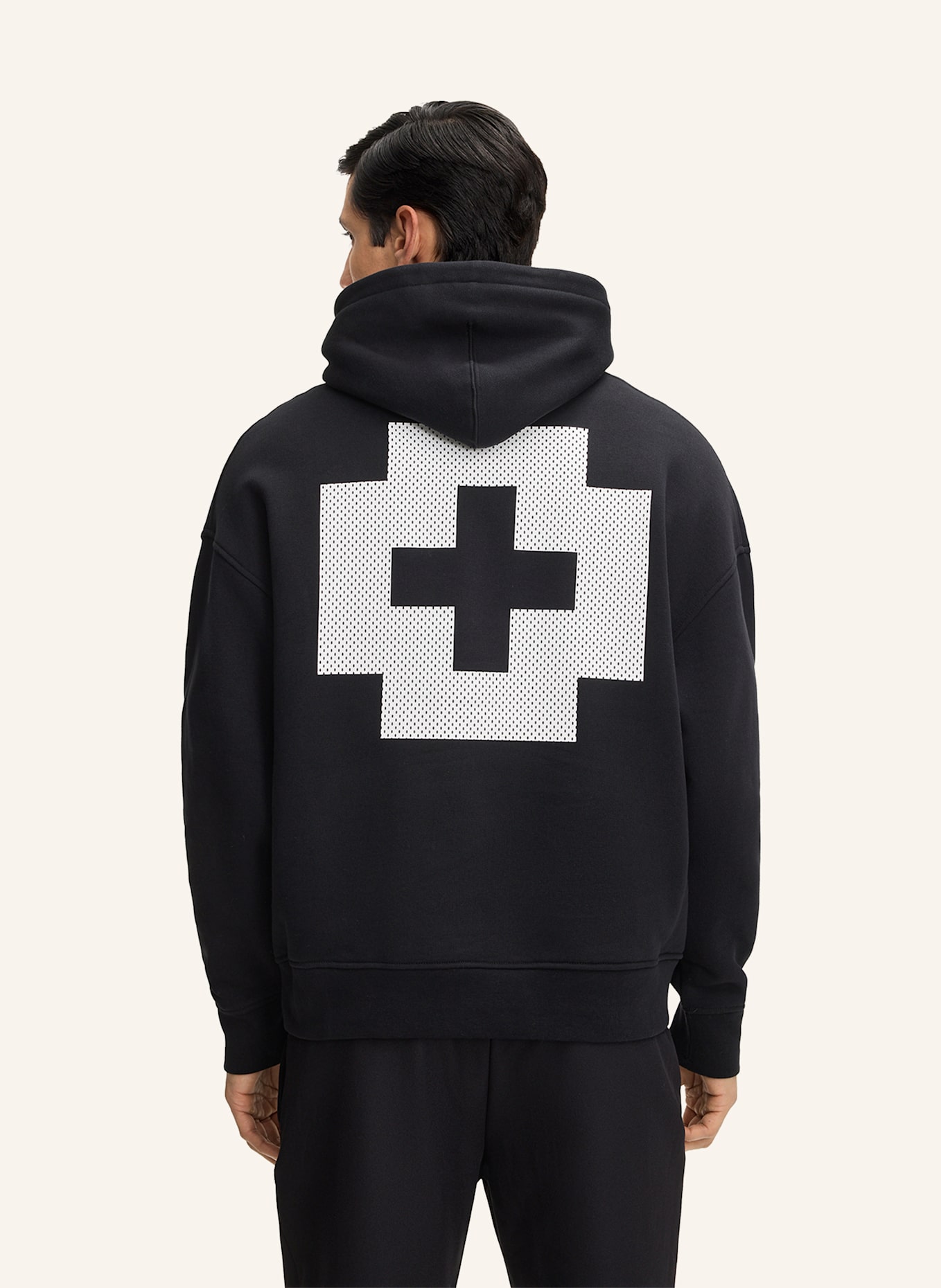 STRELLSON Hoodie HECTOR: SCHWARZ