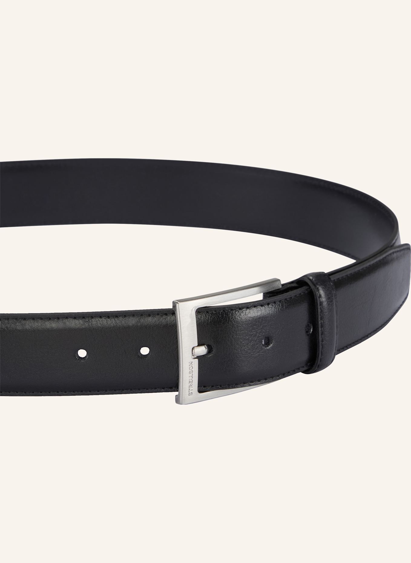 STRELLSON Gürtel LEDERGÜRTEL, SCHWARZ: SCHWARZ