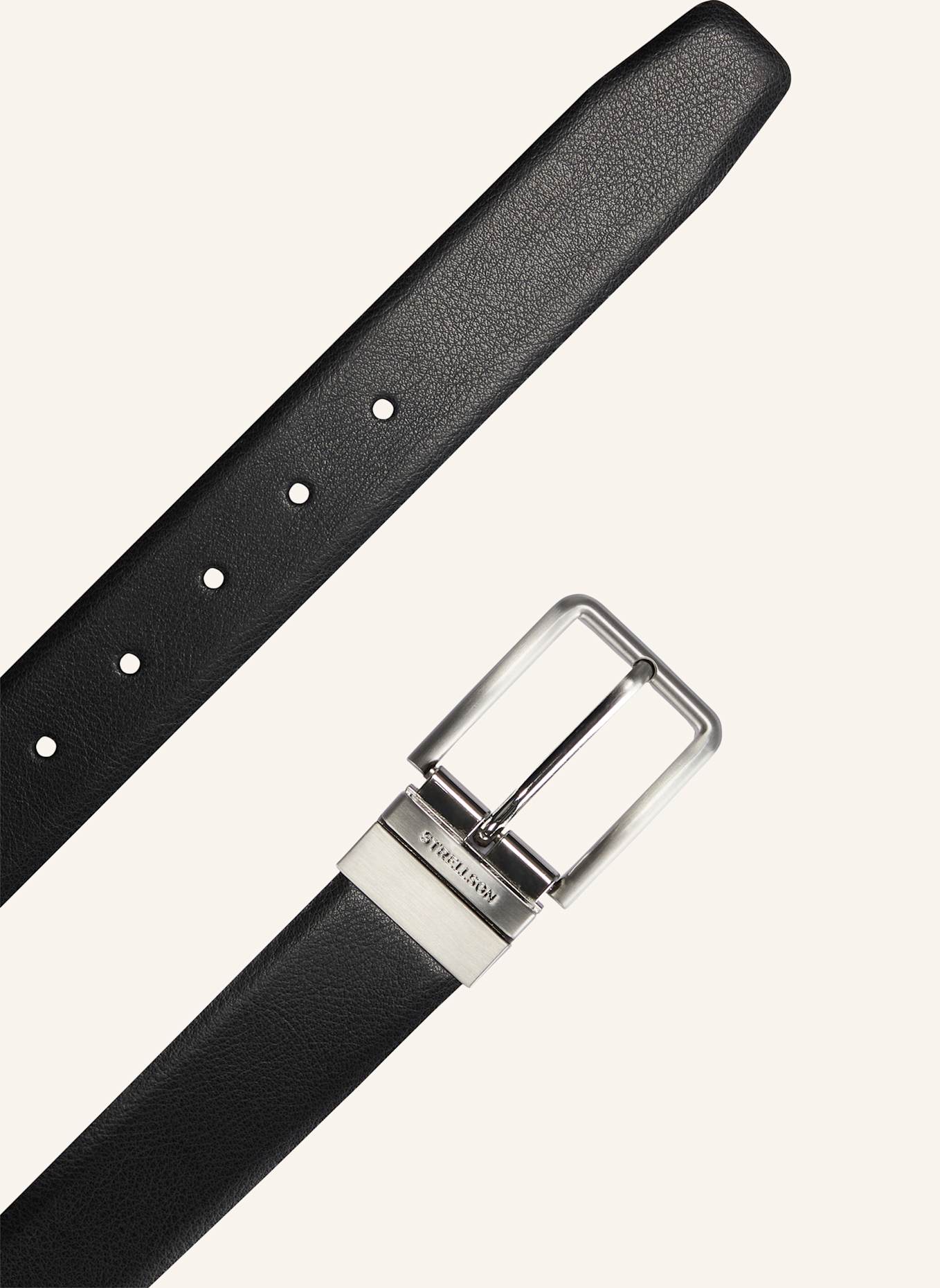 STRELLSON Gürtel LEDERGÜRTEL, SCHWARZ: SCHWARZ
