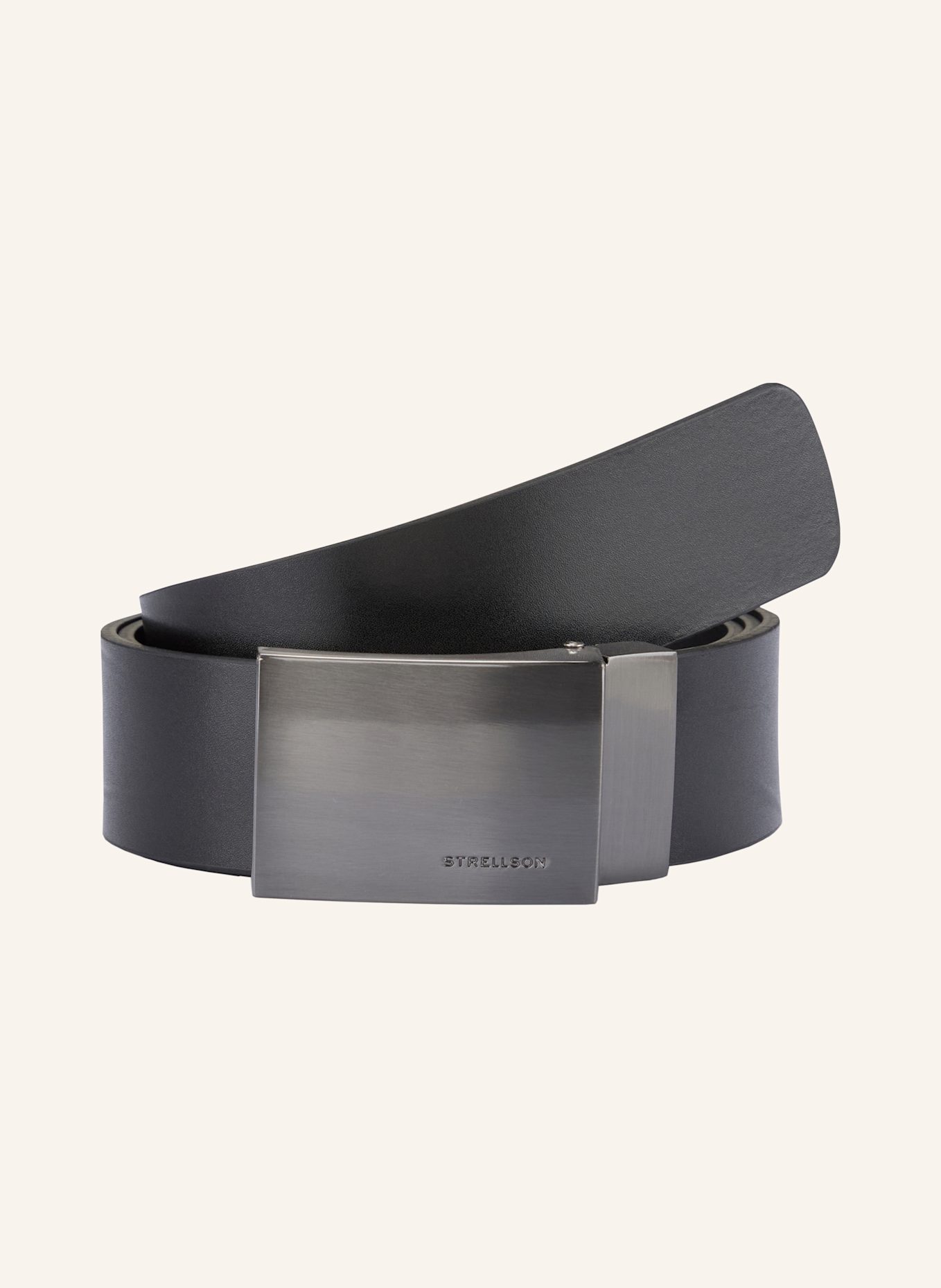 STRELLSON Gürtel LEDERGÜRTEL, SCHWARZ: SCHWARZ