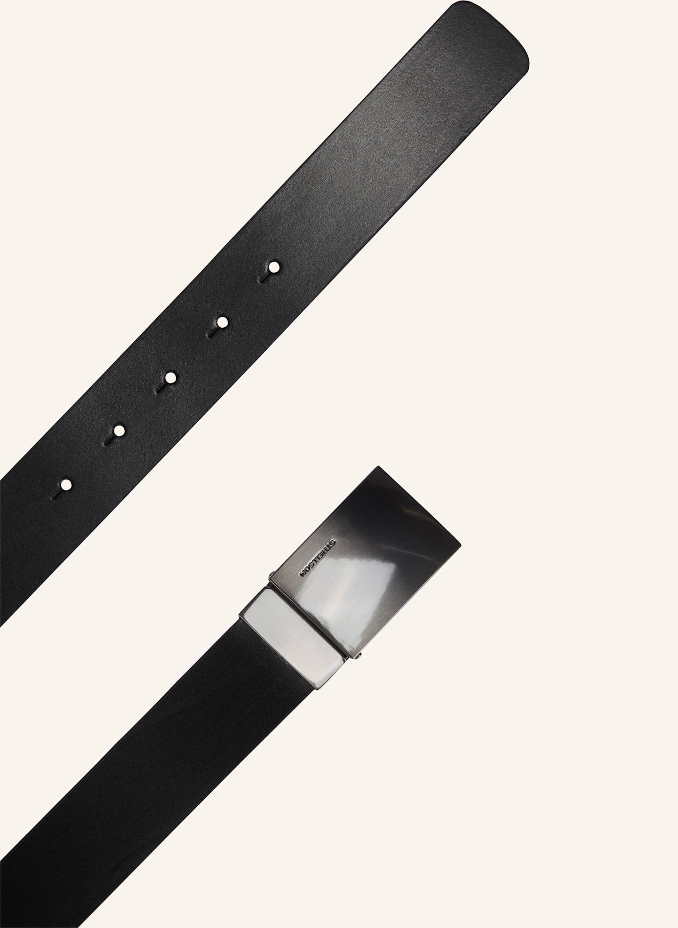 STRELLSON Gürtel LEDERGÜRTEL, SCHWARZ: SCHWARZ