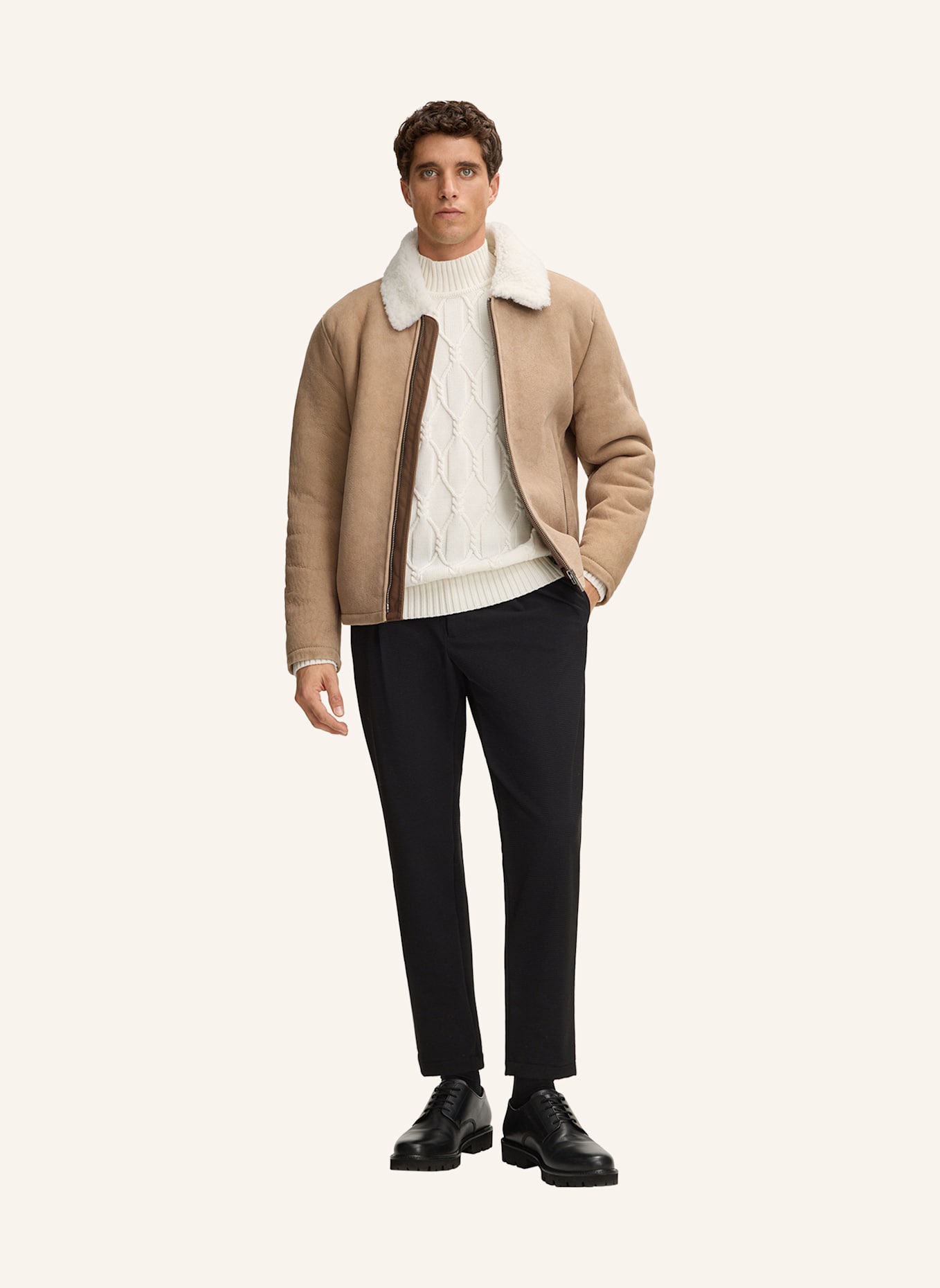 STRELLSON Pullover CRUZ: CREME