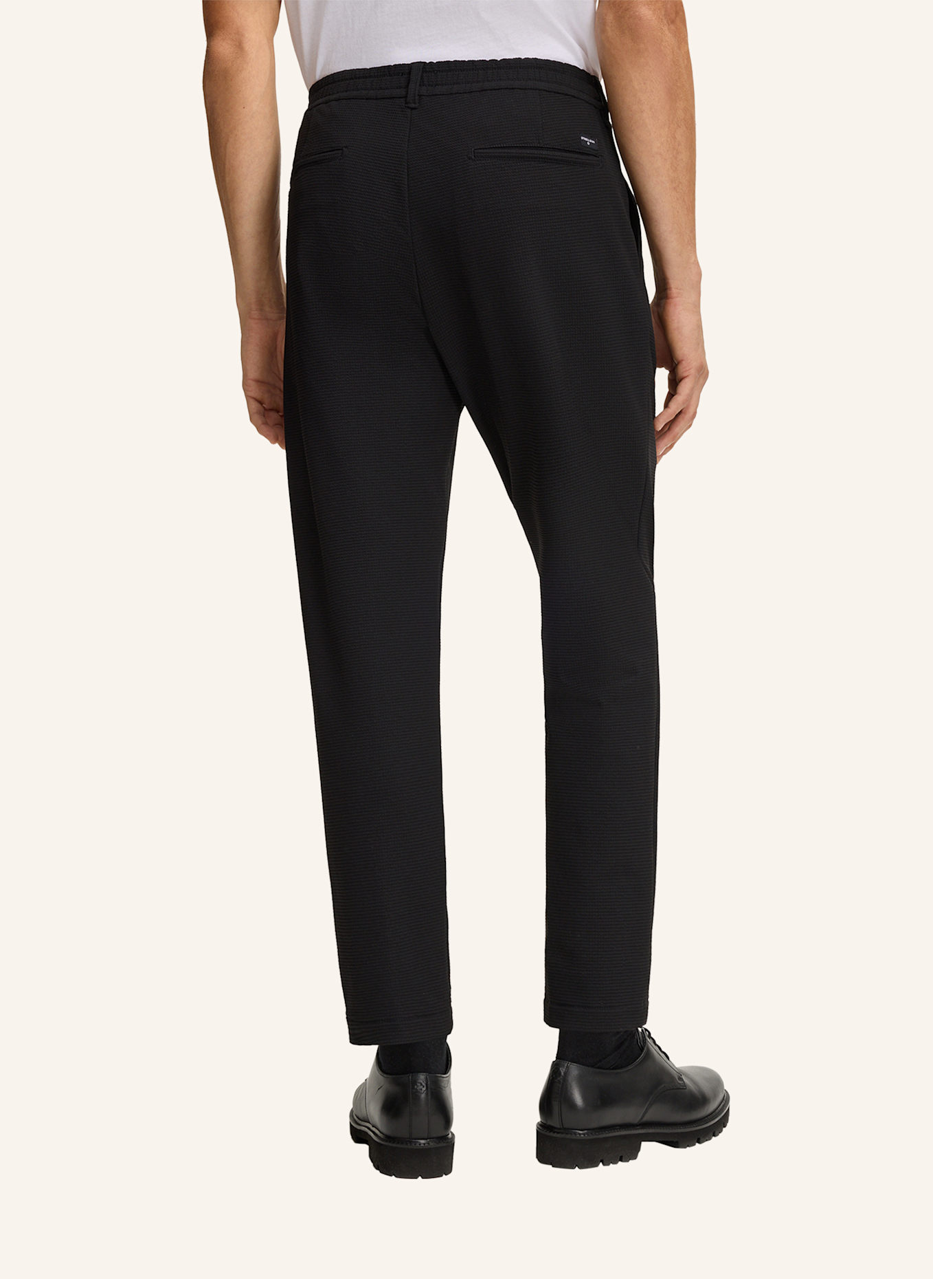 STRELLSON Bundfaltenhose LUI: SCHWARZ