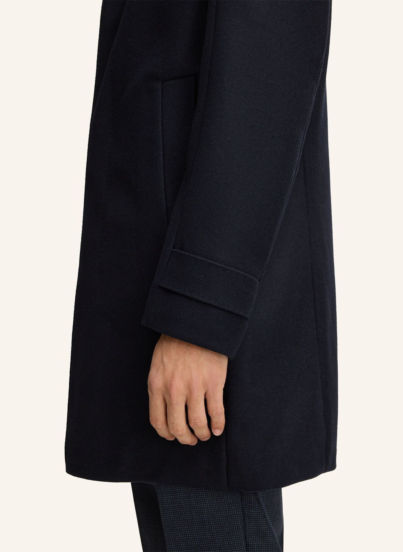 STRELLSON Mantel NEW BROADWAY: DUNKELBLAU