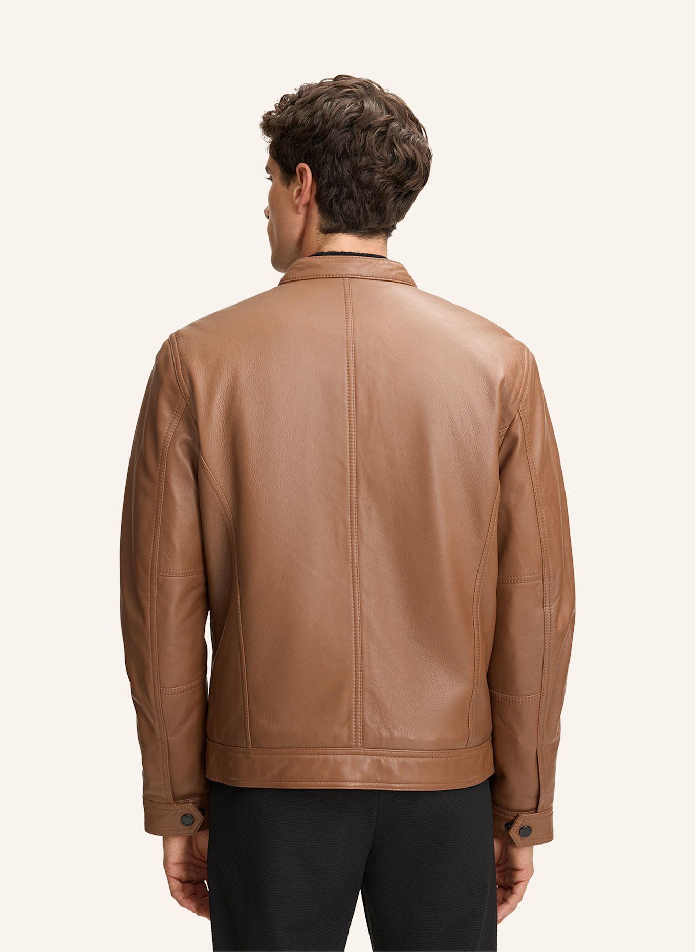 STRELLSON Lederjacke JACE: BRAUN