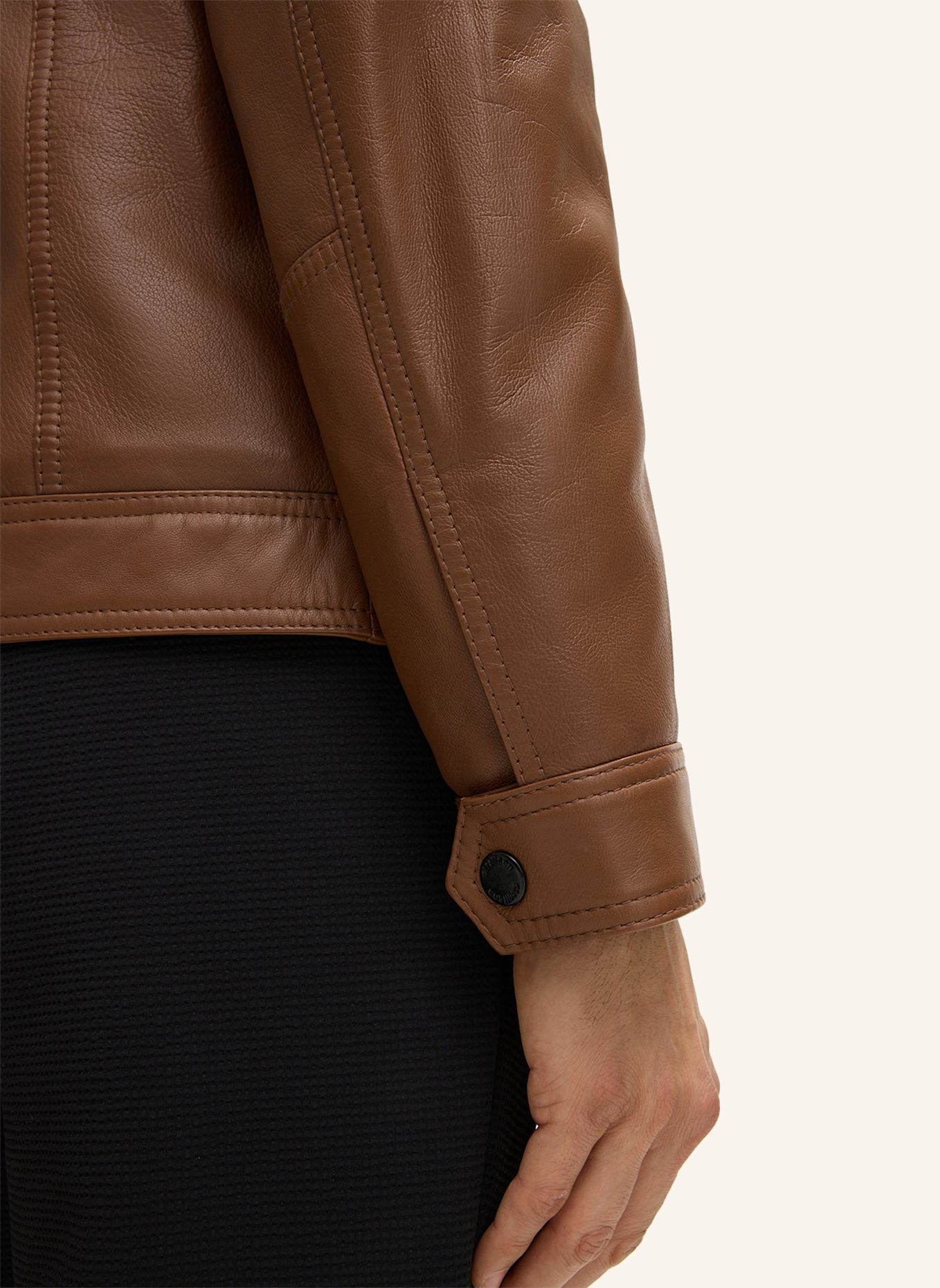 STRELLSON Lederjacke JACE: BRAUN