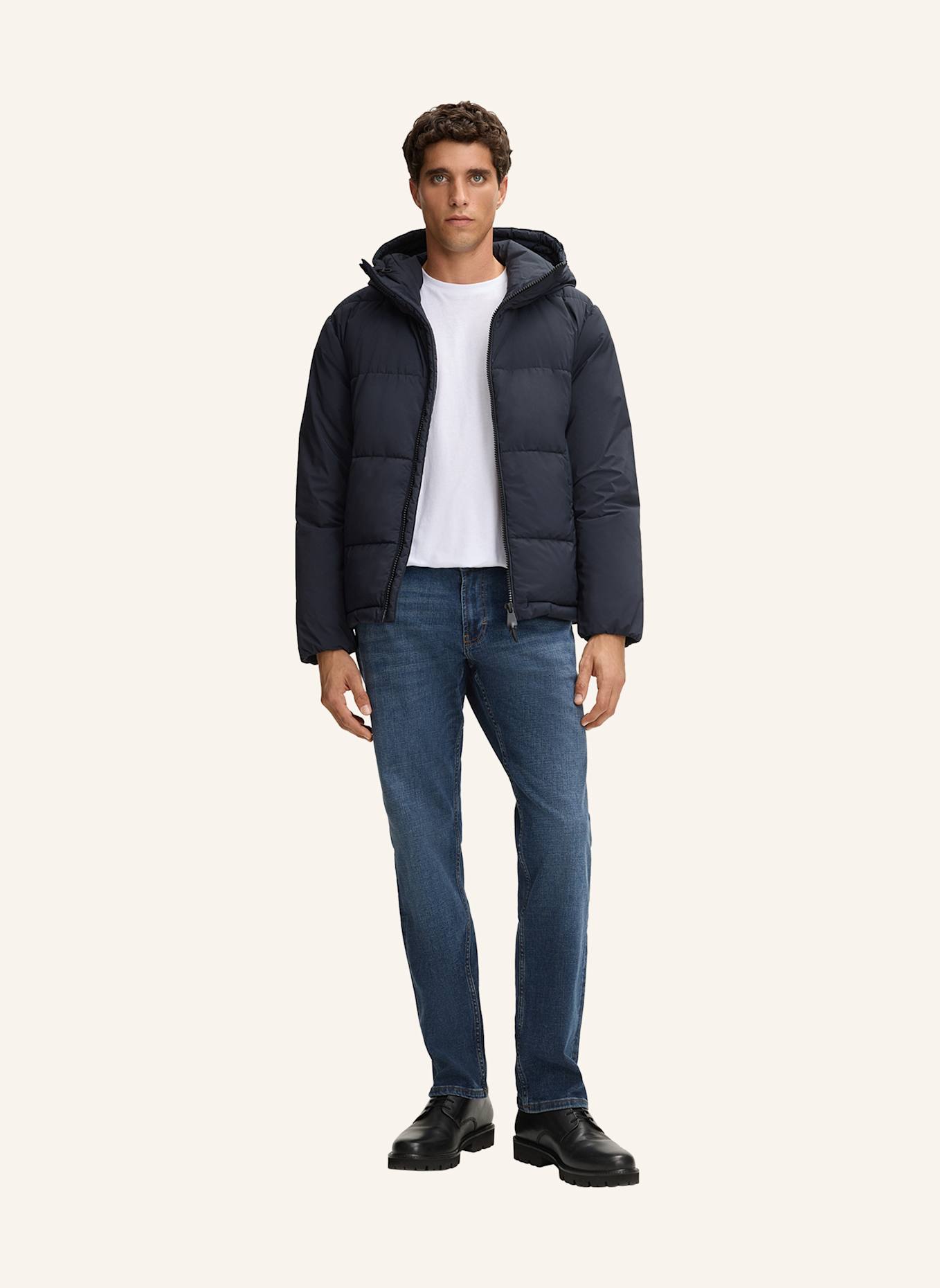 STRELLSON Steppjacke SMOOTH: DUNKELBLAU