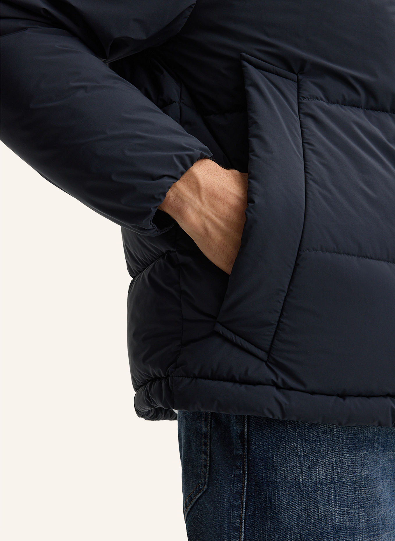 STRELLSON Steppjacke SMOOTH: DUNKELBLAU