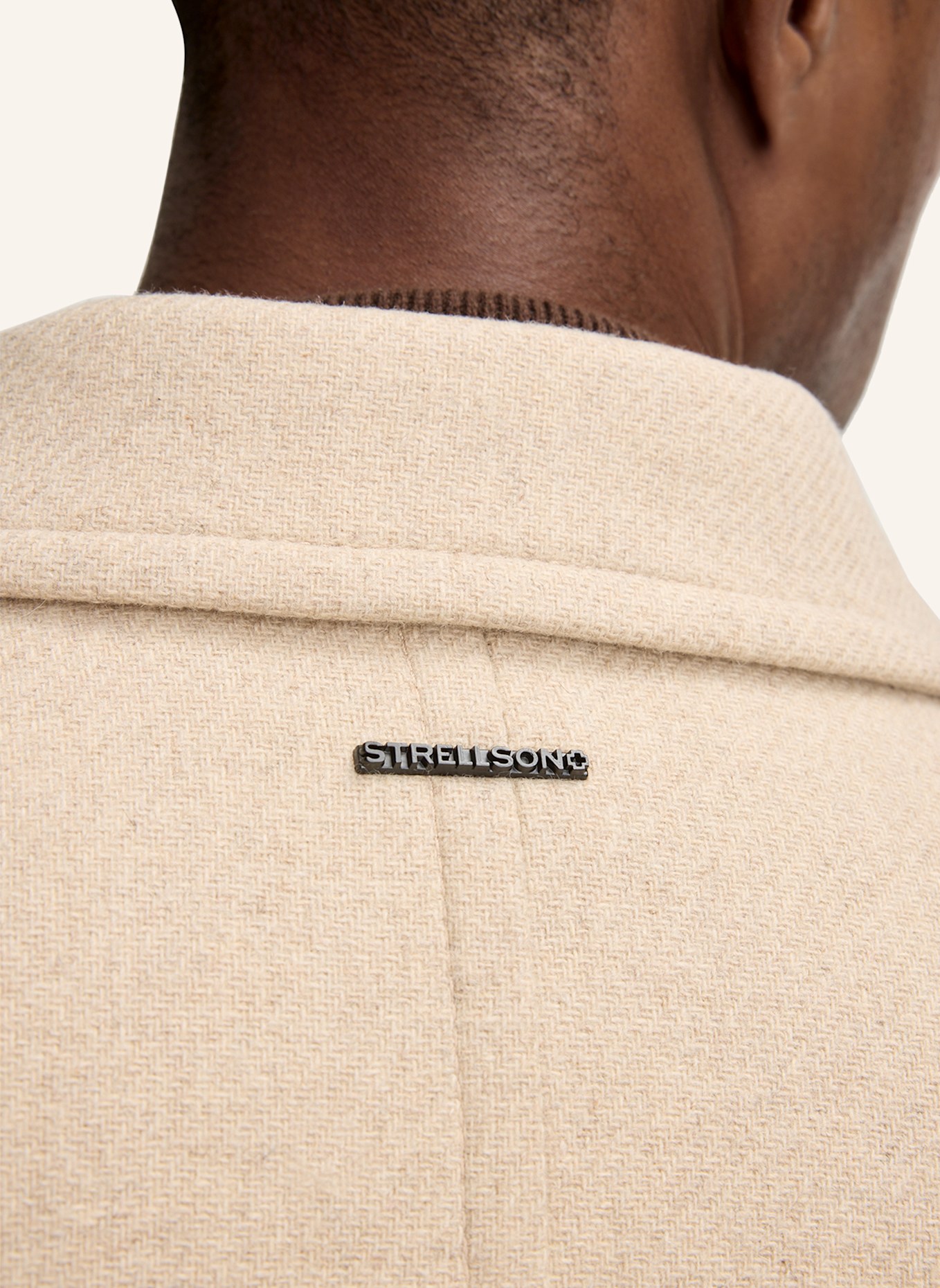 STRELLSON Mantel CABANNO: BEIGE/ BRAUN