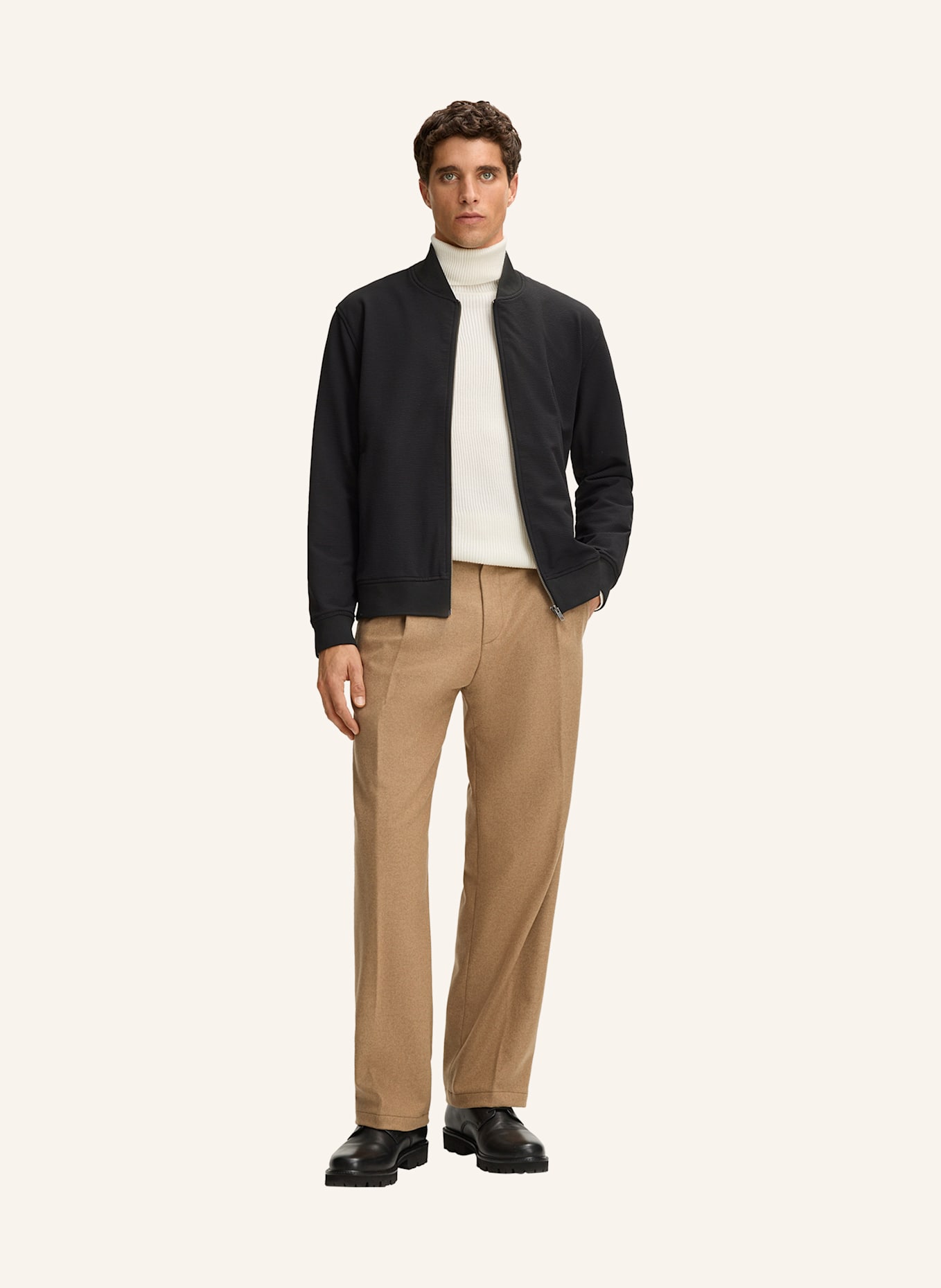 STRELLSON Collegejacke JASON: SCHWARZ