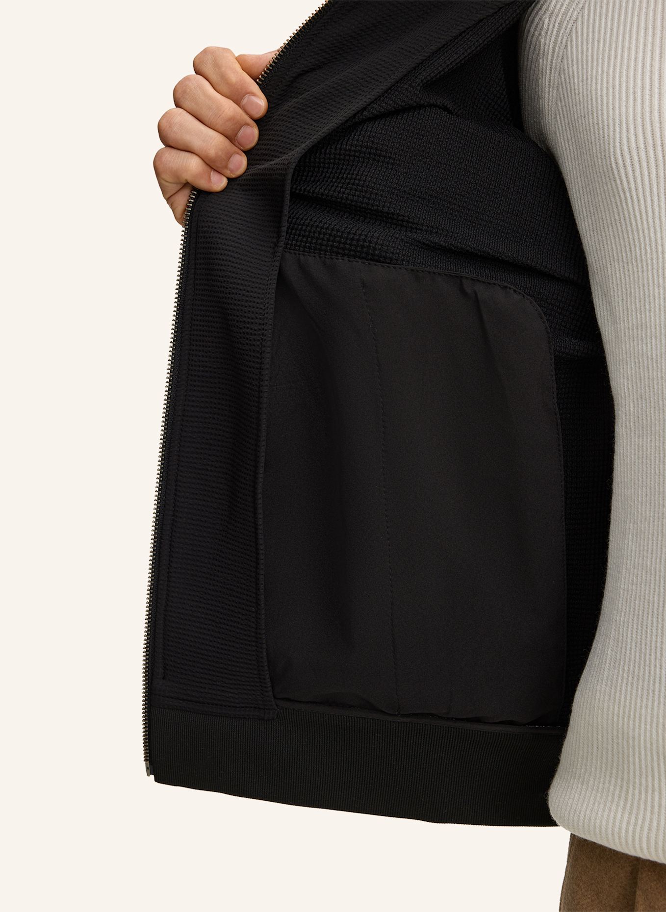 STRELLSON Collegejacke JASON: SCHWARZ