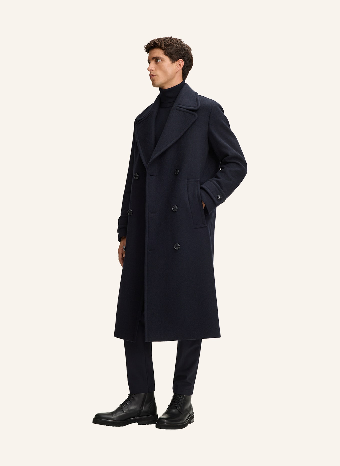 STRELLSON Mantel: DUNKELBLAU