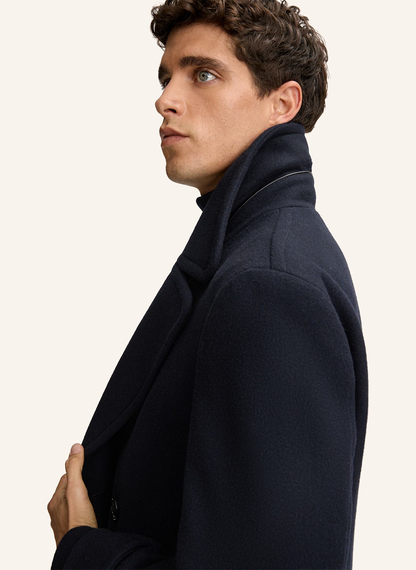 STRELLSON Mantel: DUNKELBLAU