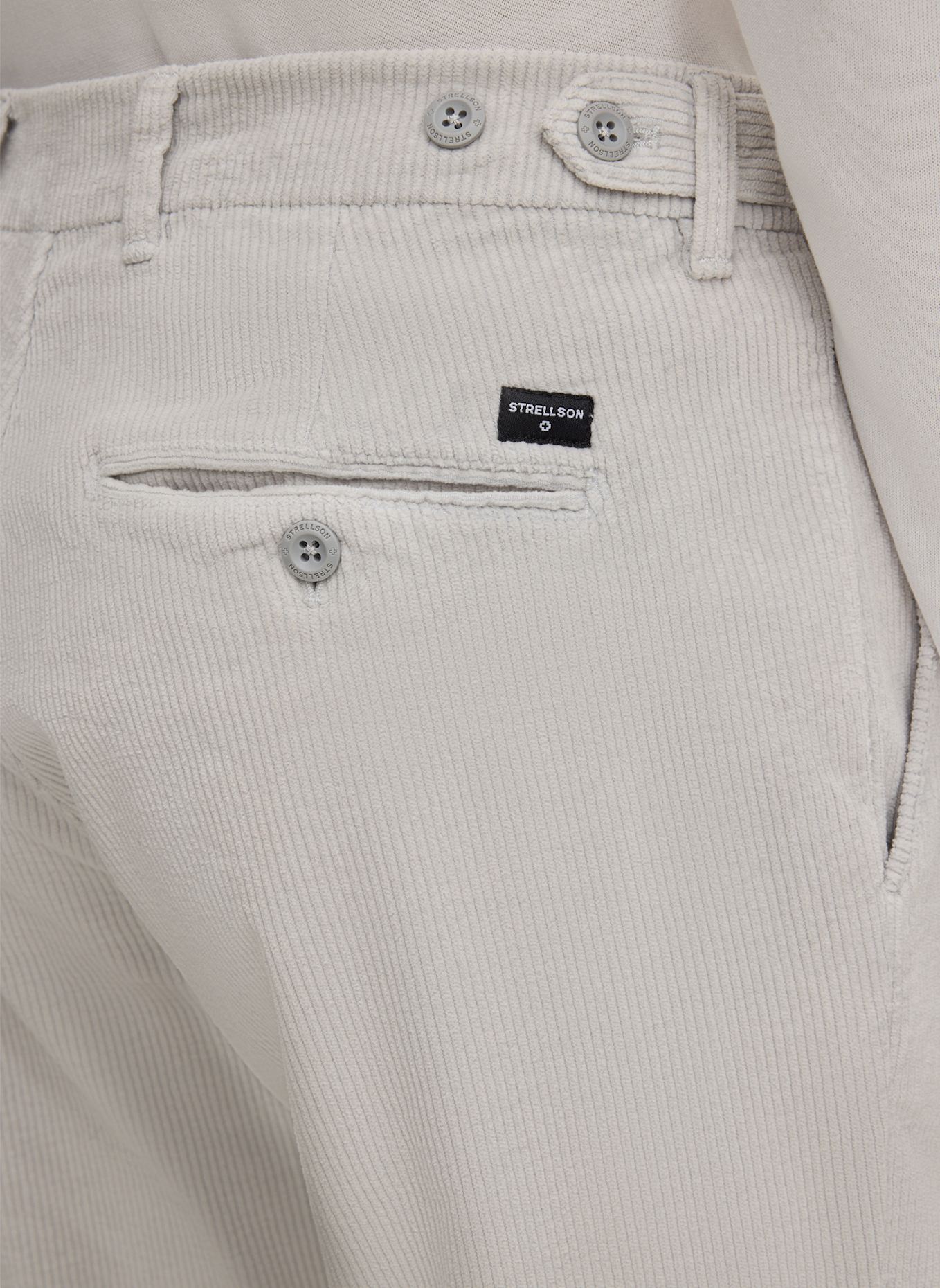 STRELLSON Cordhose RION: HELLGRAU