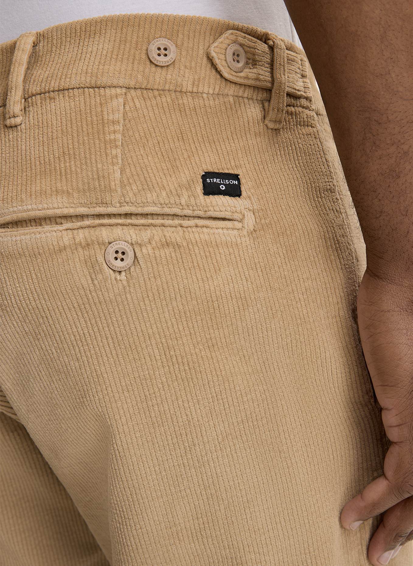 STRELLSON Cordhose RION: BEIGE