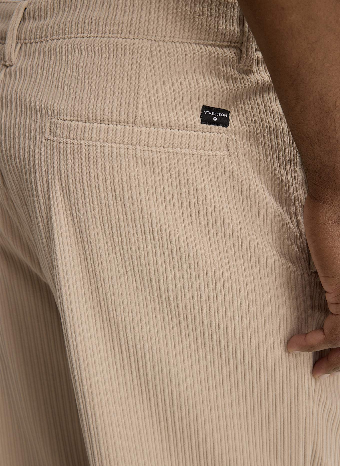 STRELLSON Cordhose LUDO: BEIGE