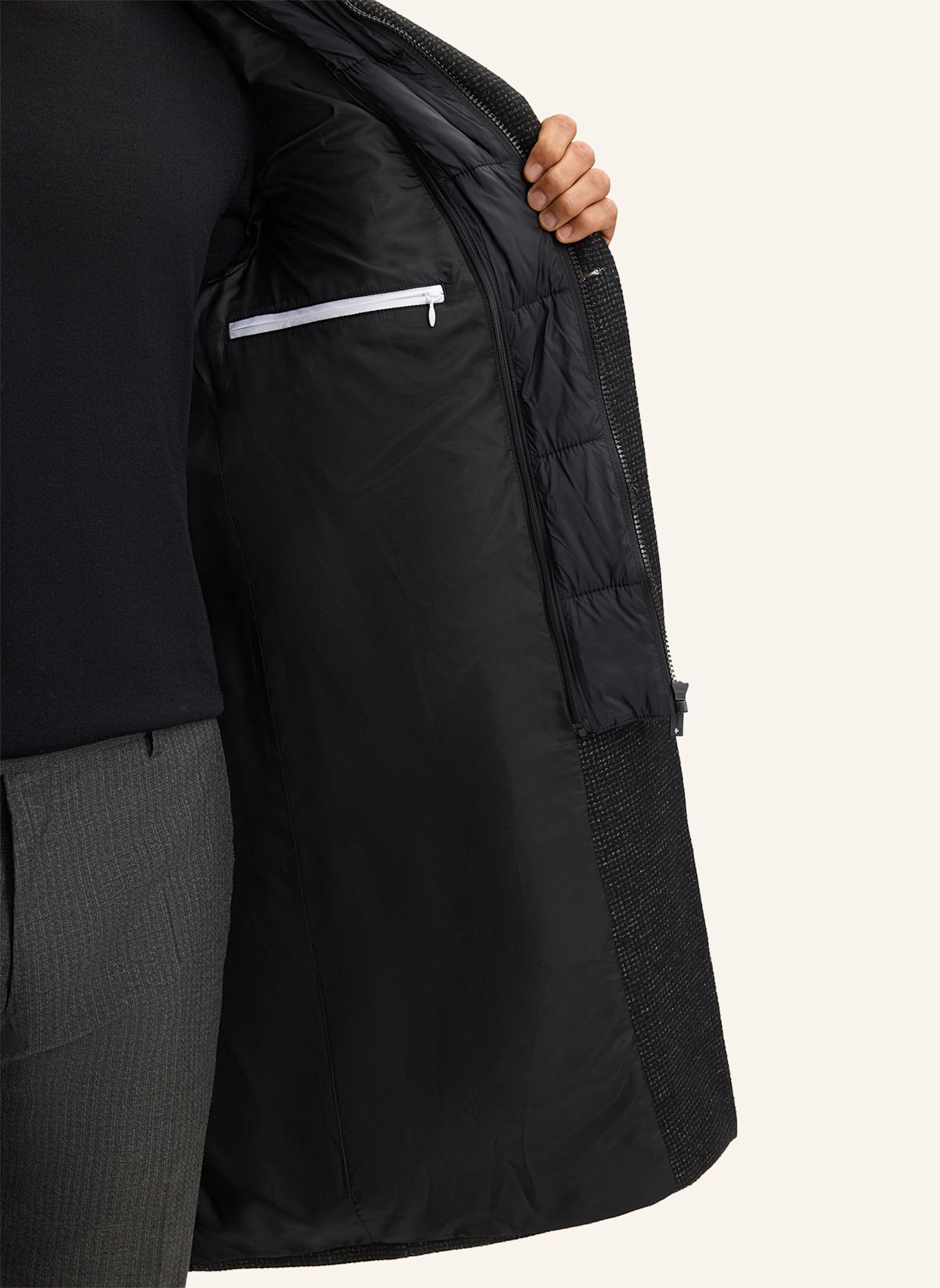 STRELLSON Mantel ADRIA: SCHWARZ