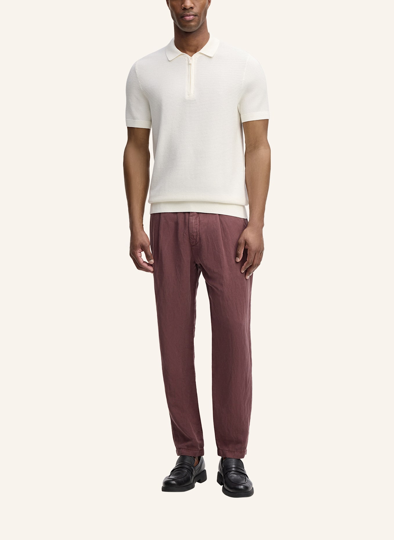 STRELLSON Poloshirt ROBAS: WEISS