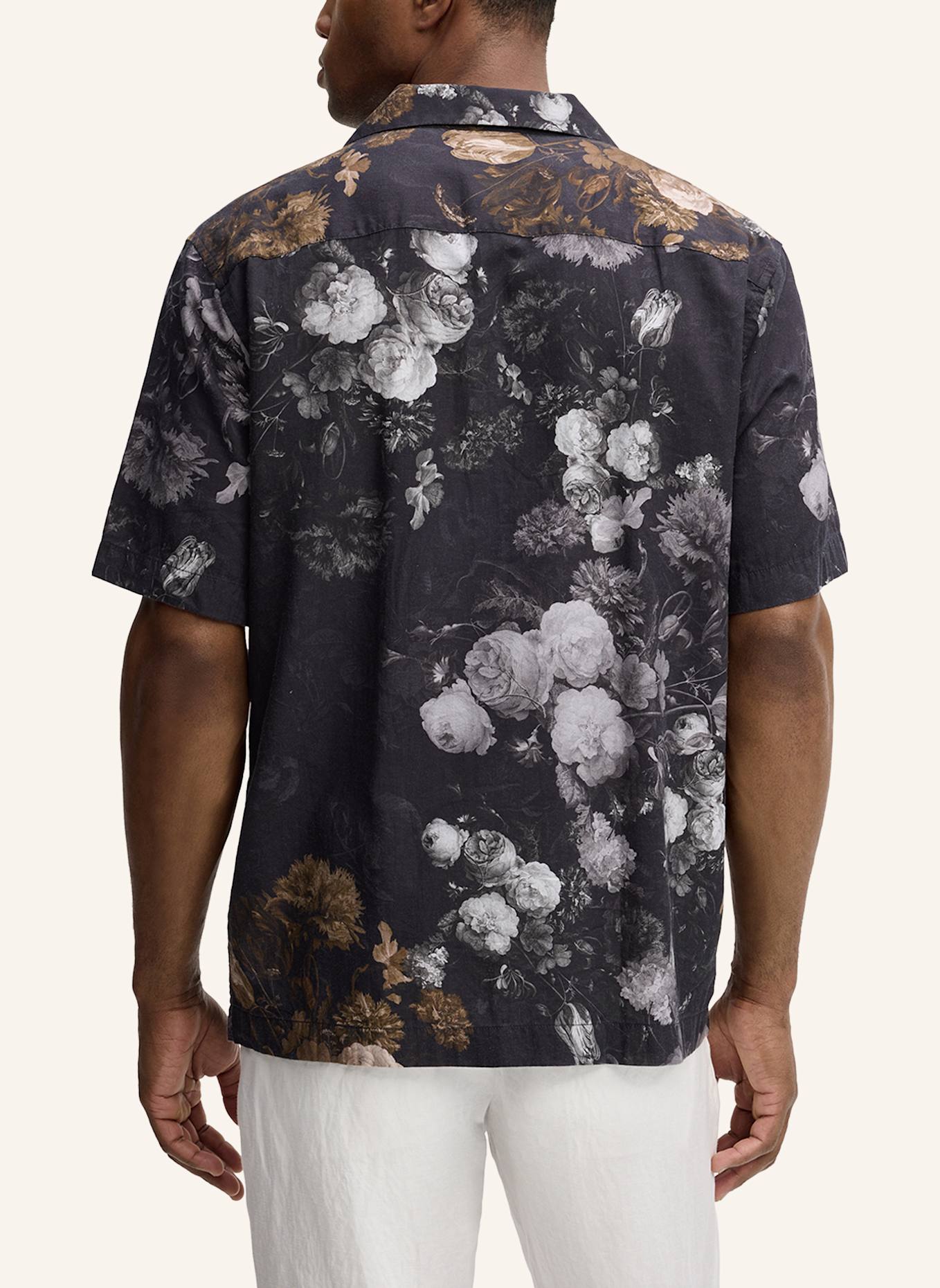 STRELLSON Resorthemd CLINT Comfort Fit: SCHWARZ