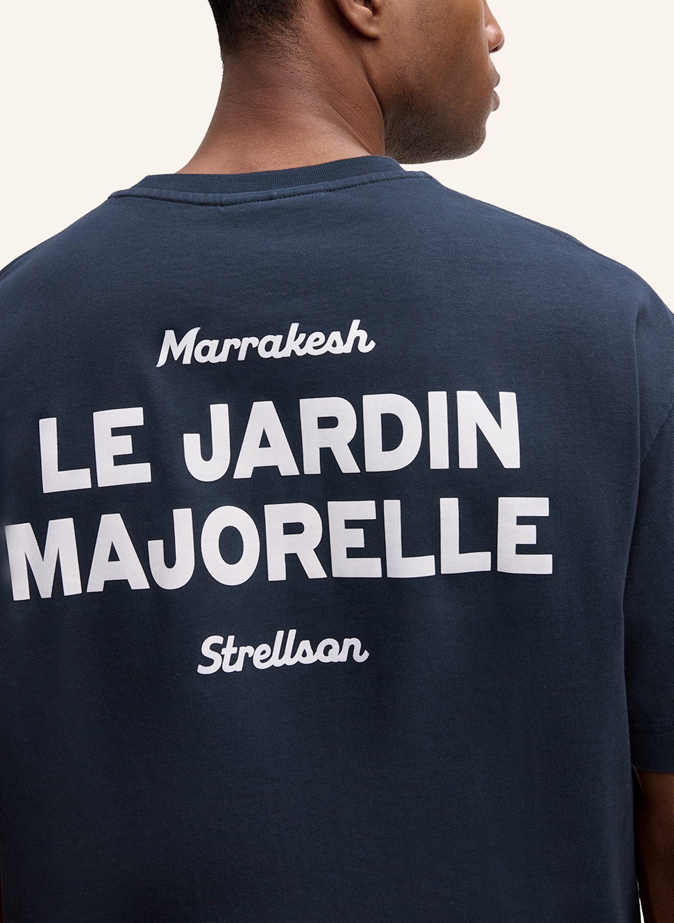 STRELLSON T-Shirt SKELE: DUNKELBLAU