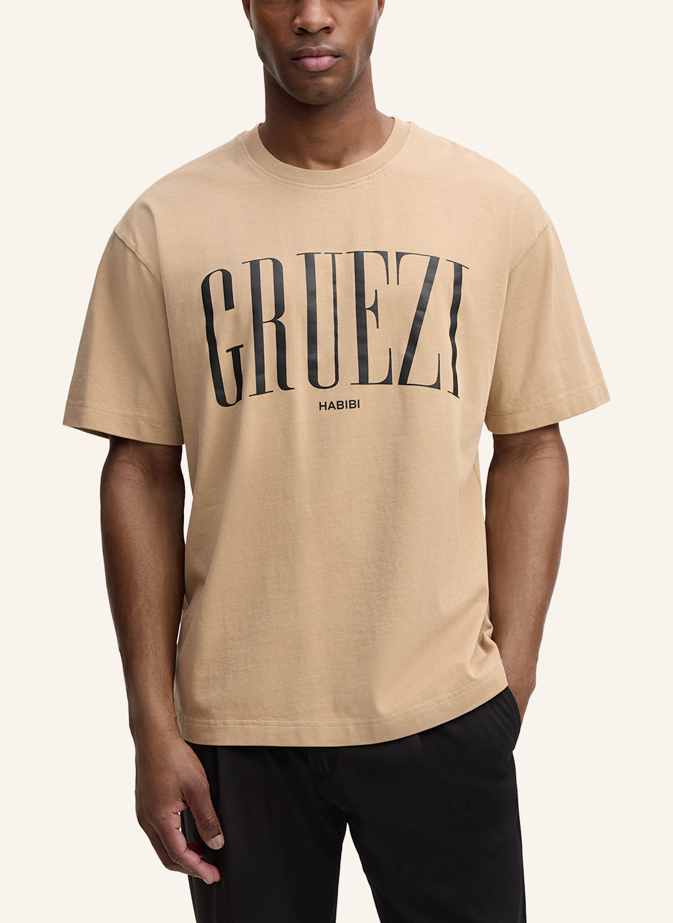 STRELLSON T-Shirt SKELE: BEIGE