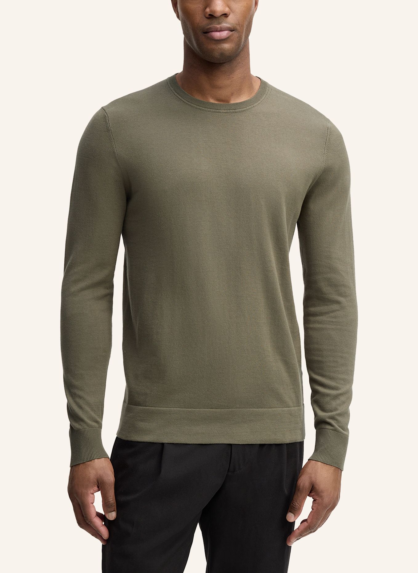 STRELLSON Pullover VINCENT: OLIV