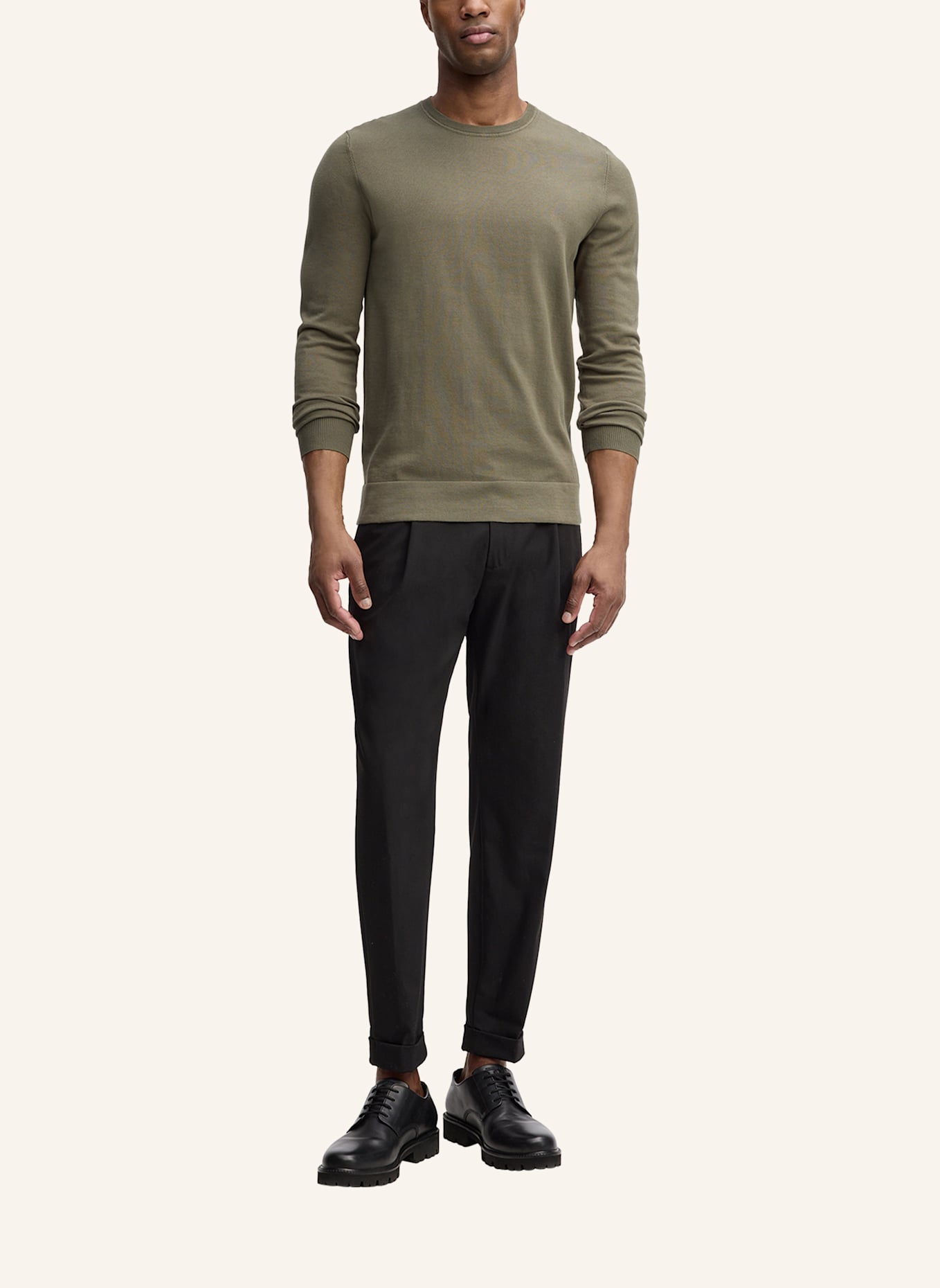 STRELLSON Pullover VINCENT: OLIV